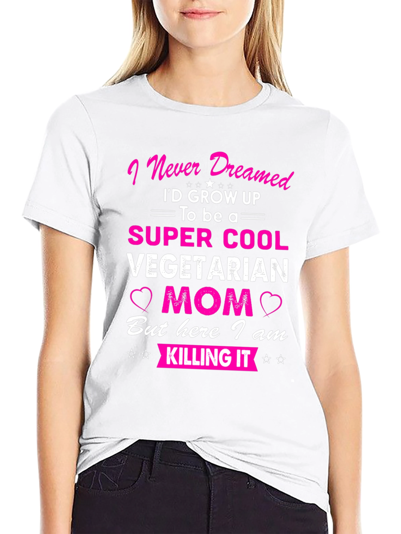 Super Cool Vegetarian Mom T-Shirt