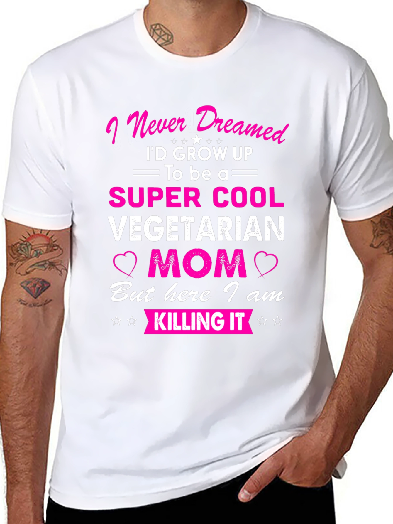 Super Cool Vegetarian Mom T-Shirt