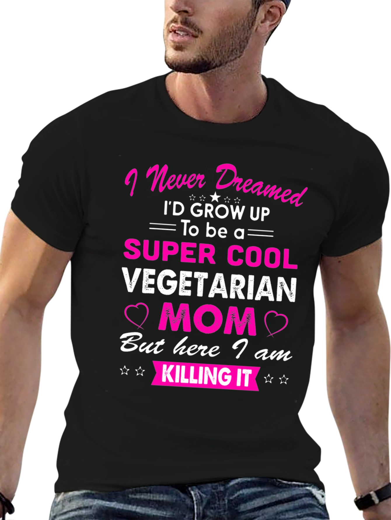 Super Cool Vegetarian Mom T-Shirt