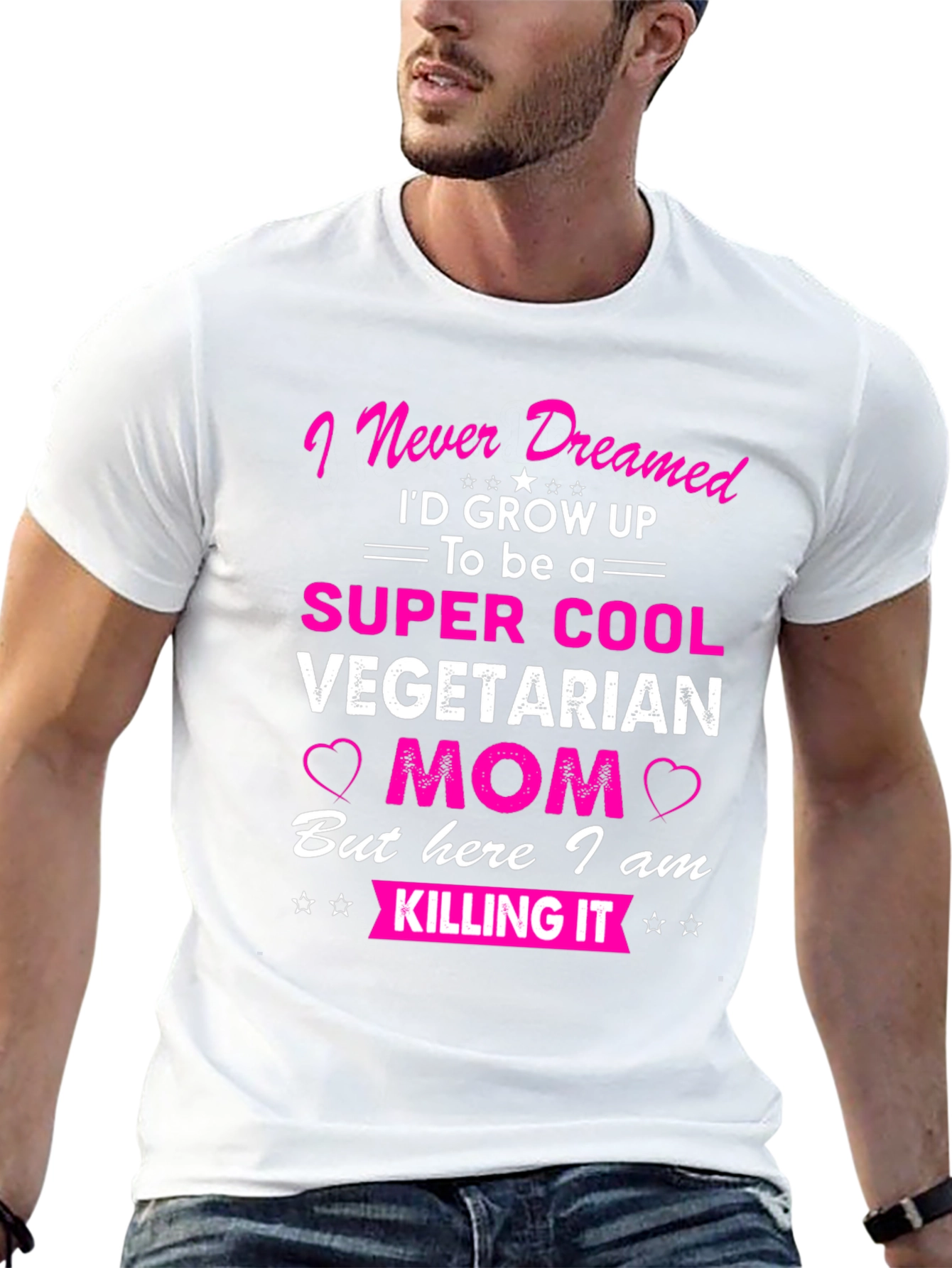 Super Cool Vegetarian Mom T-Shirt