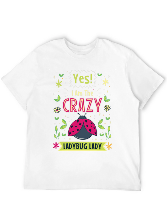 Crazy Ladybug Lady Graphic Tee