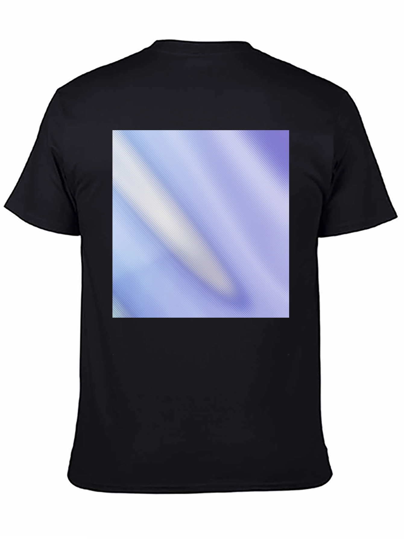 Modern Pattern Black Tee