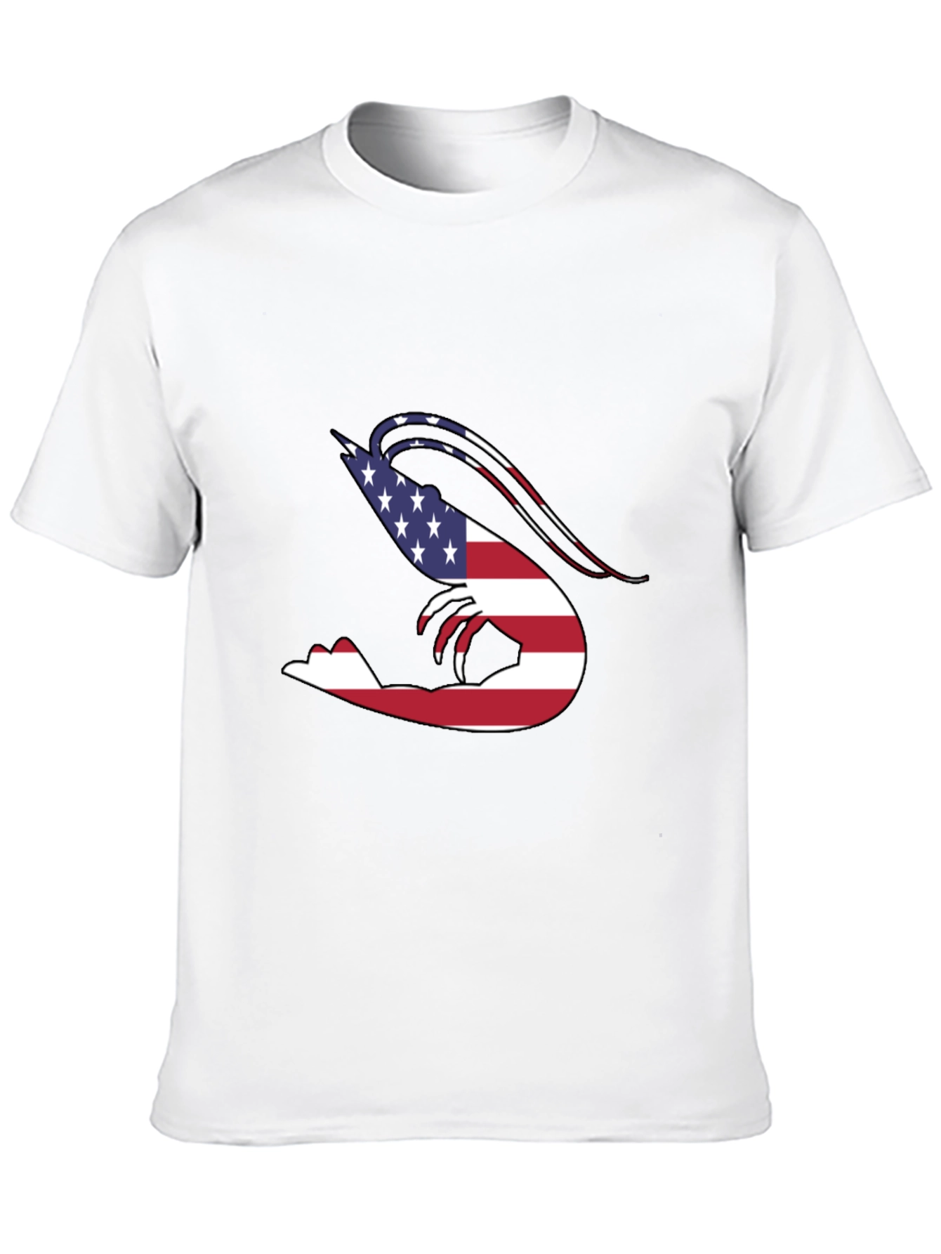 American Flag Shrimp T-Shirt