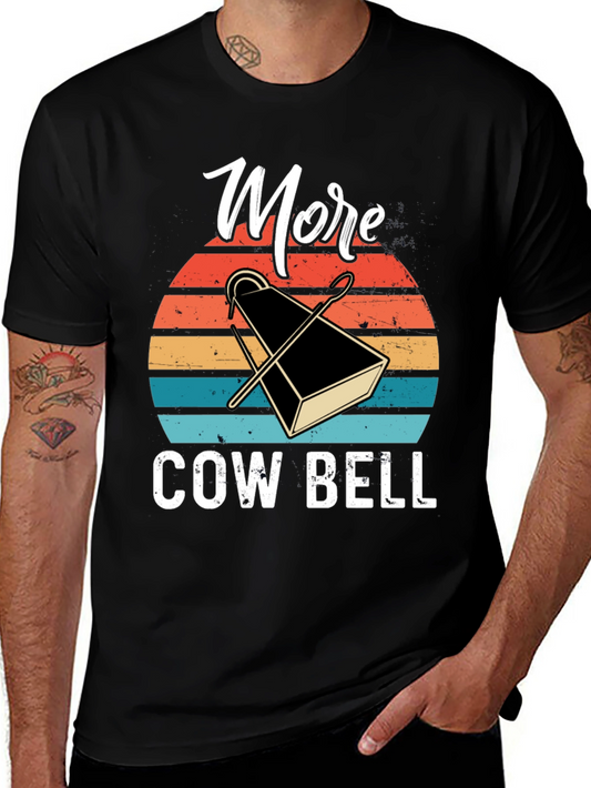 More Cowbell T-Shirt - Retro Design