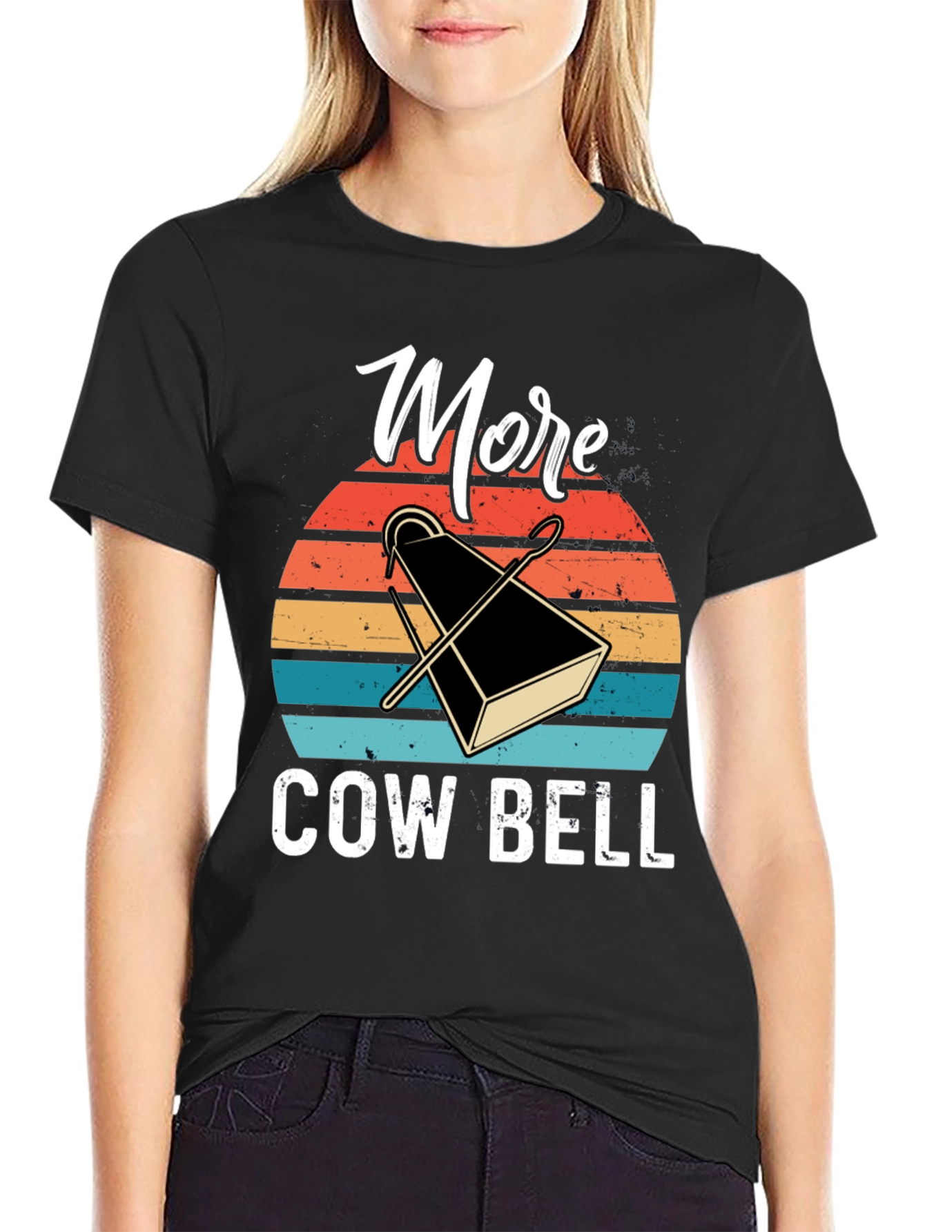 More Cowbell T-Shirt - Retro Design