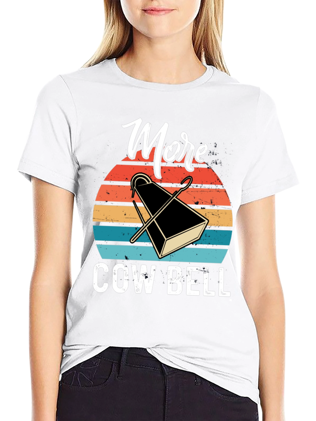 More Cowbell T-Shirt - Retro Design