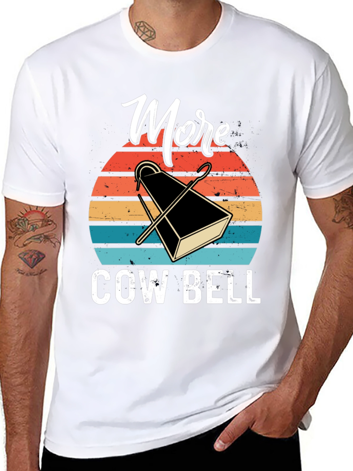 More Cowbell T-Shirt - Retro Design