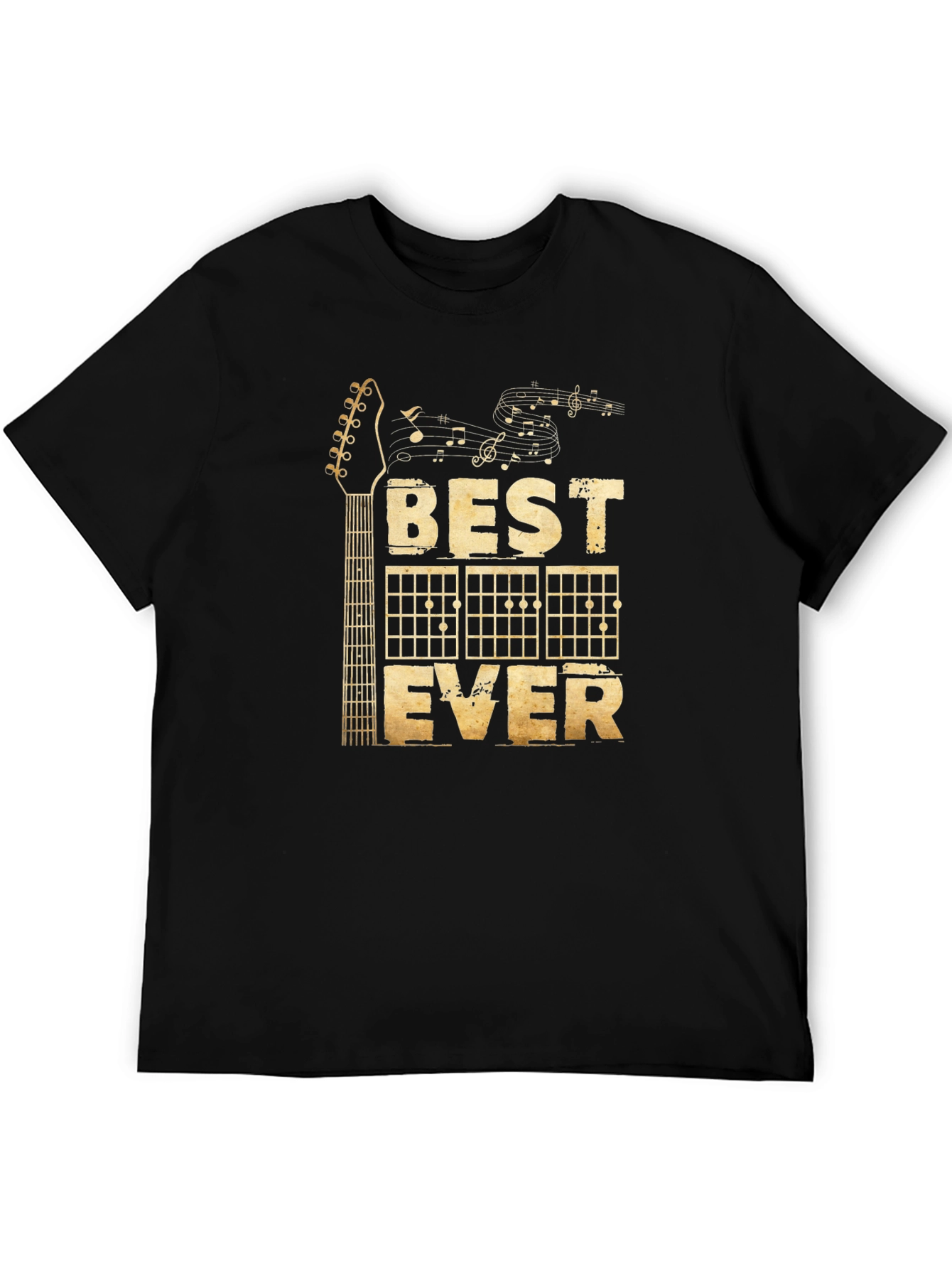 Best Guitar Ever Black Graphic T-Shirt