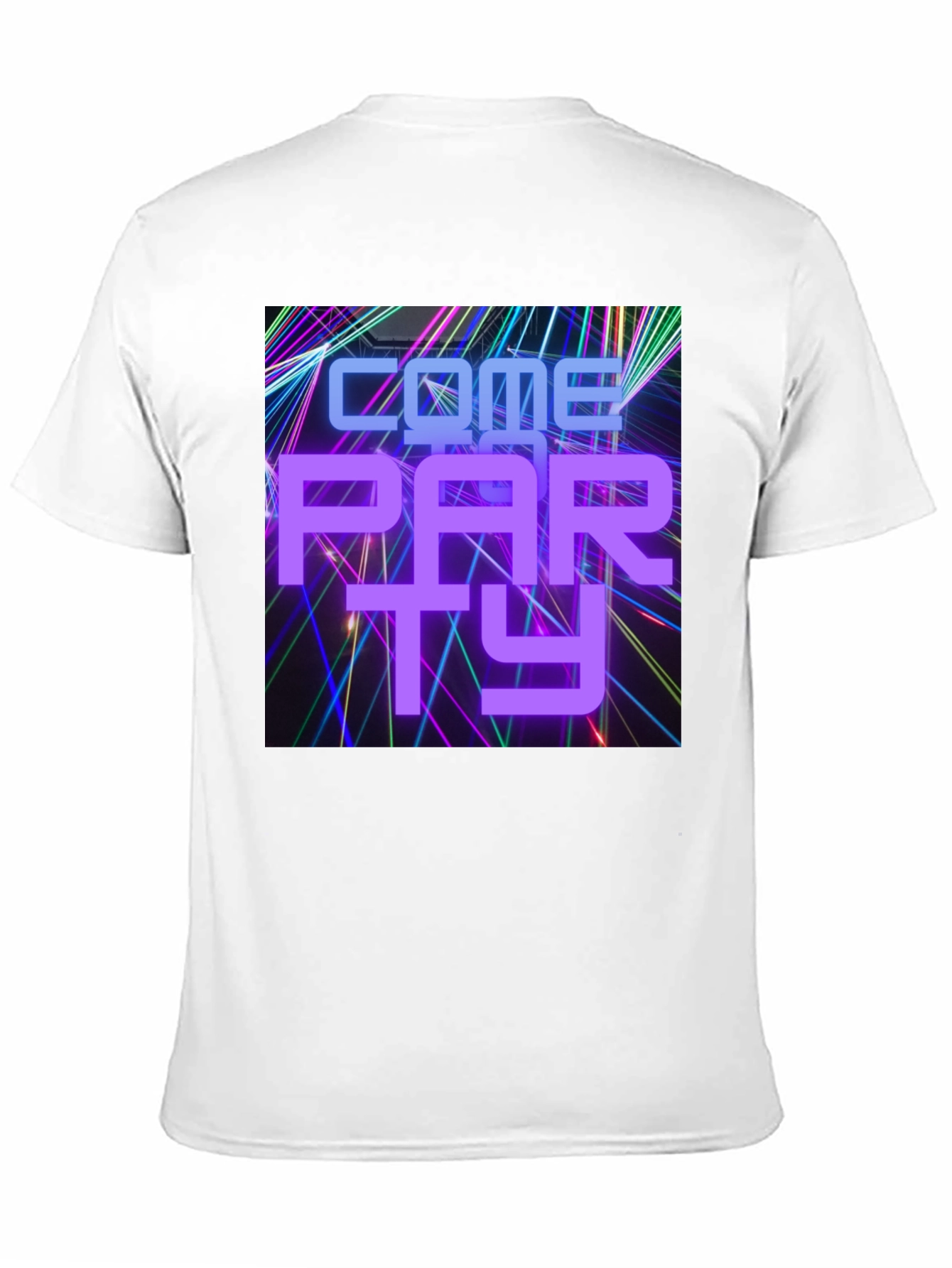 Come Party Graphic T-Shirt - Mens Black Tee