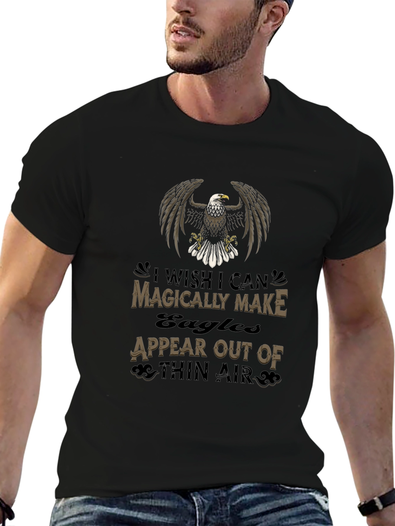 Eagle Magically Appear Mens T-Shirt