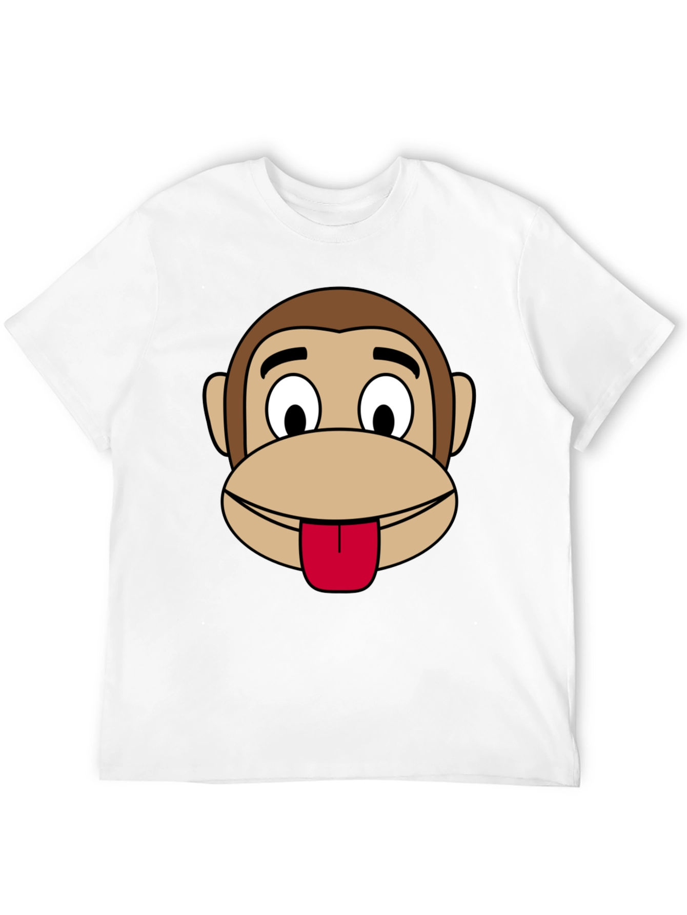 Funny Monkey Graphic Black T-Shirt