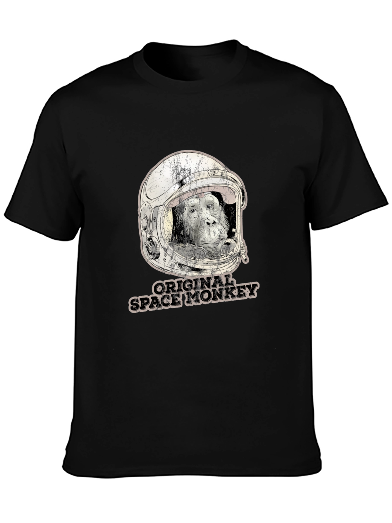 Original Space Monkey Black T-Shirt