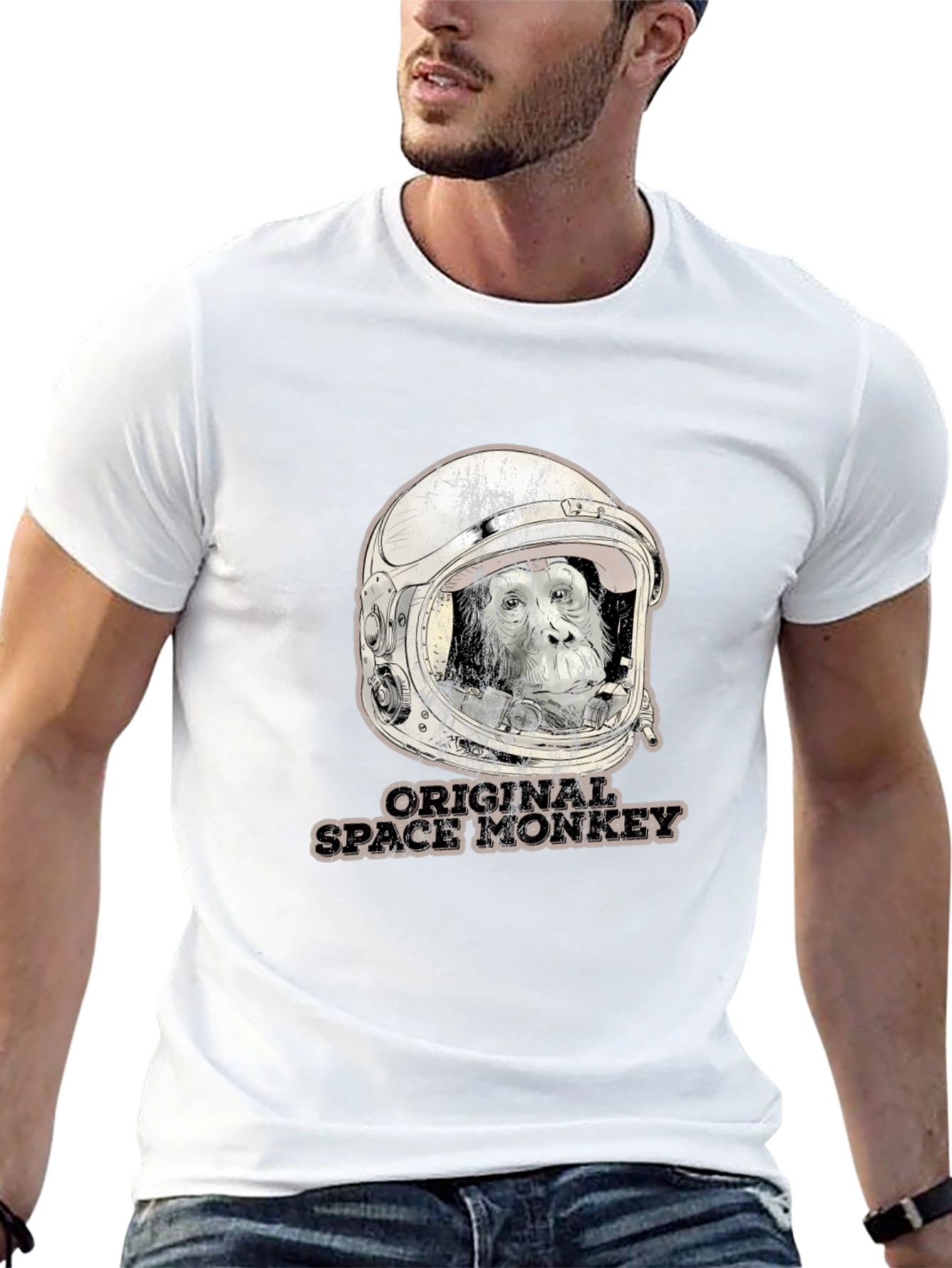 Original Space Monkey Black T-Shirt