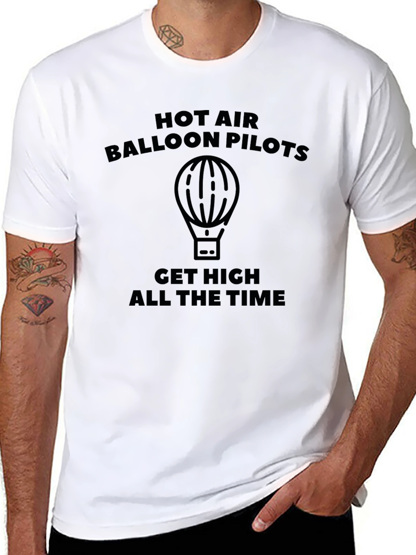Hot Air Balloon Pilots Get High T-Shirt
