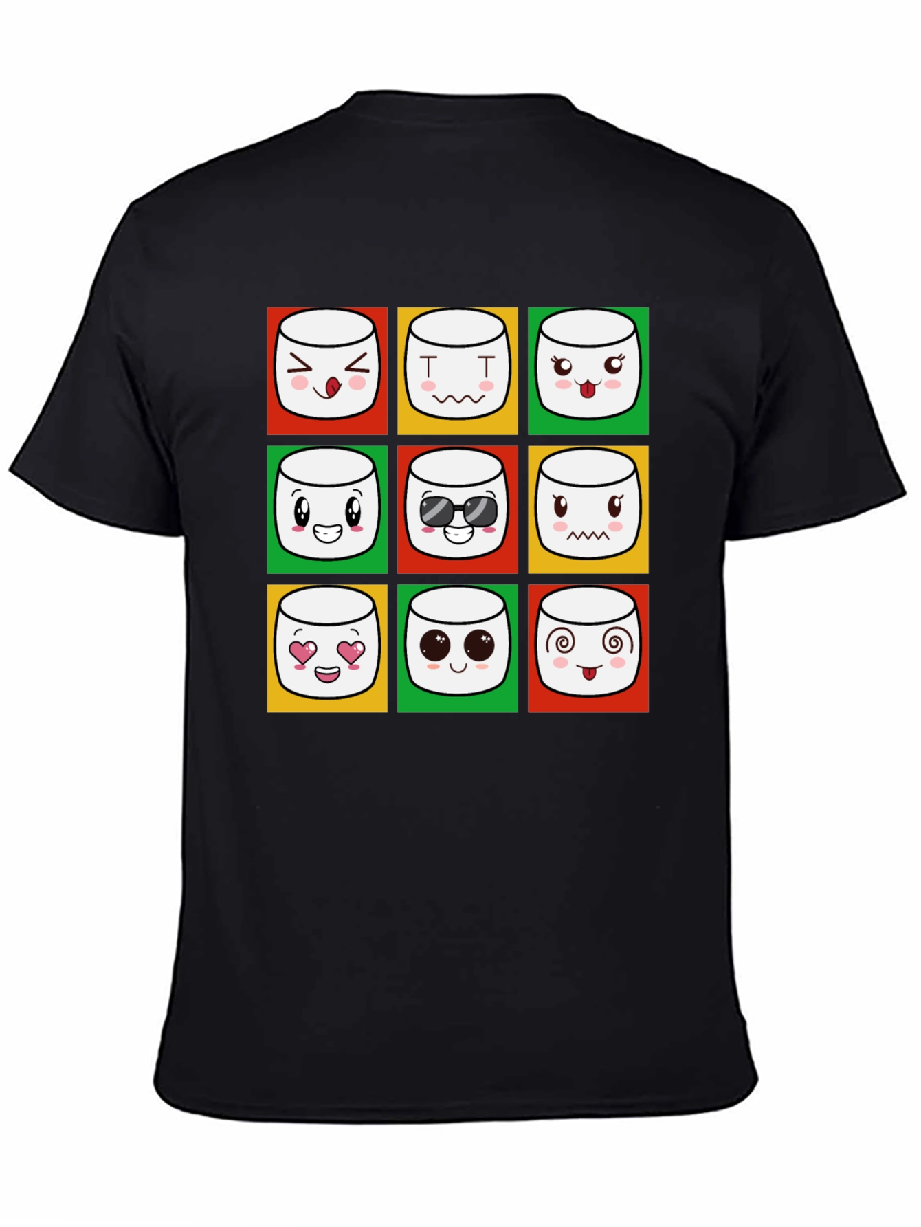Emoji Marshmallow T-Shirt - Fun Graphic Tee