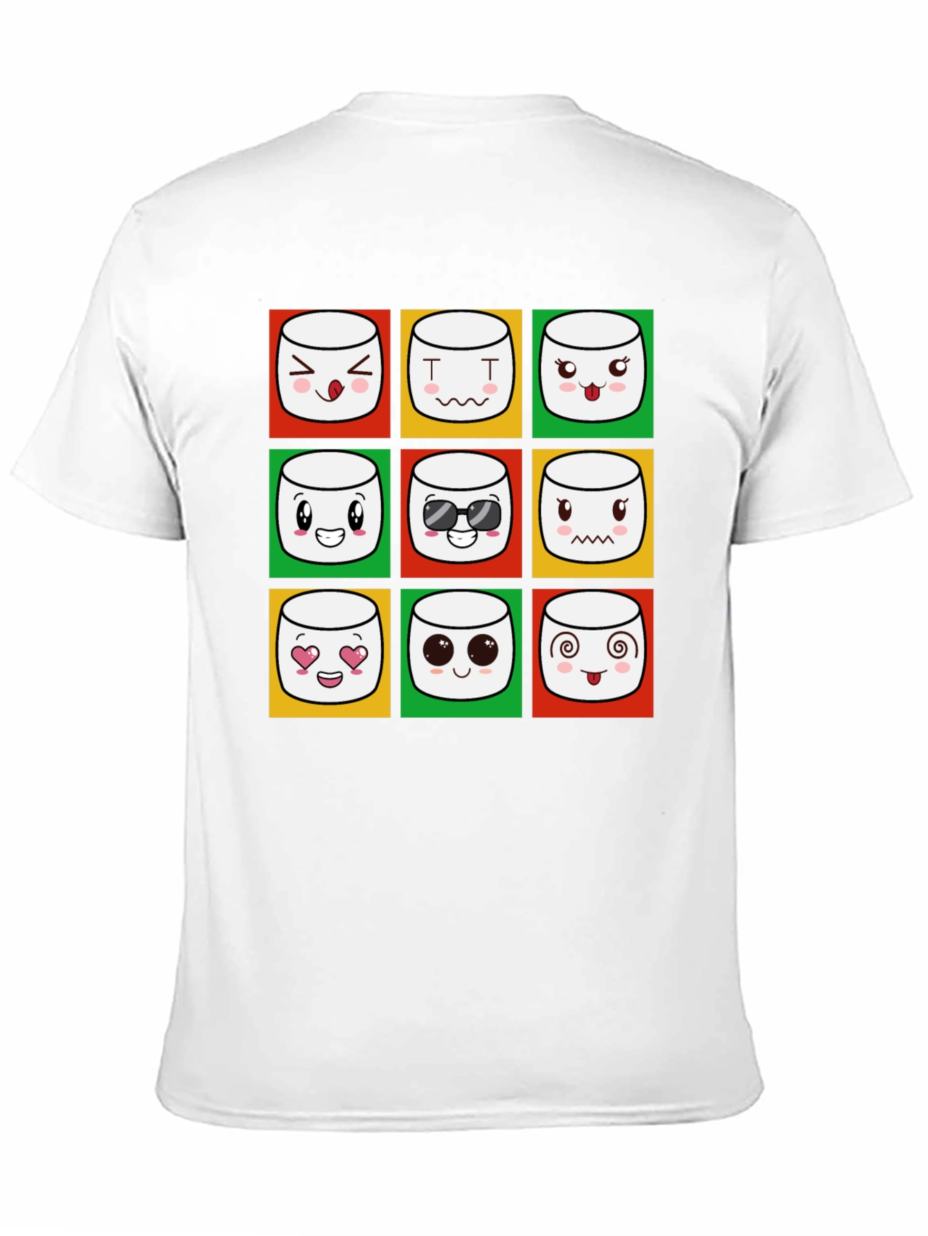 Emoji Marshmallow T-Shirt - Fun Graphic Tee