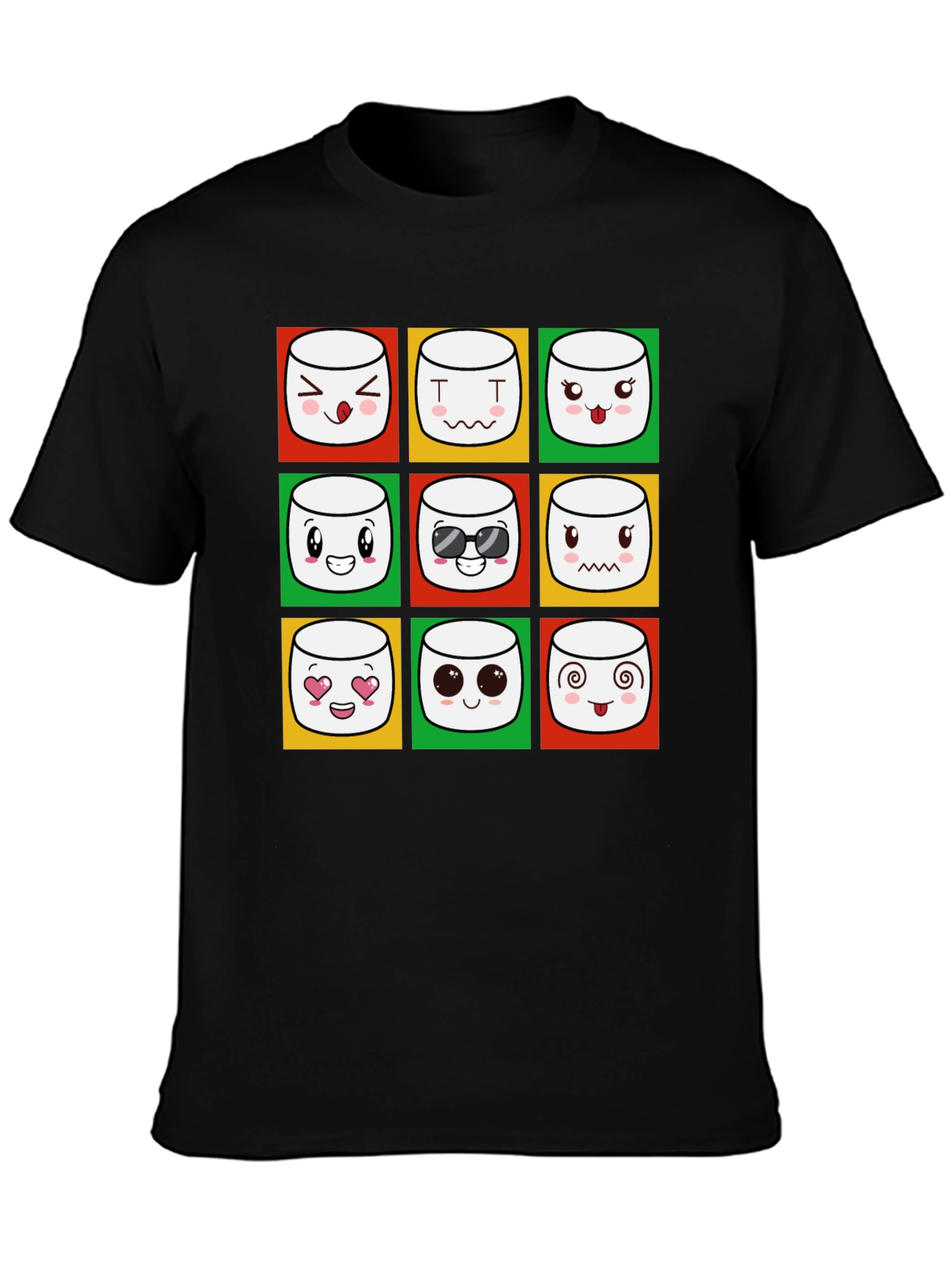 Emoji Marshmallow T-Shirt - Fun Graphic Tee