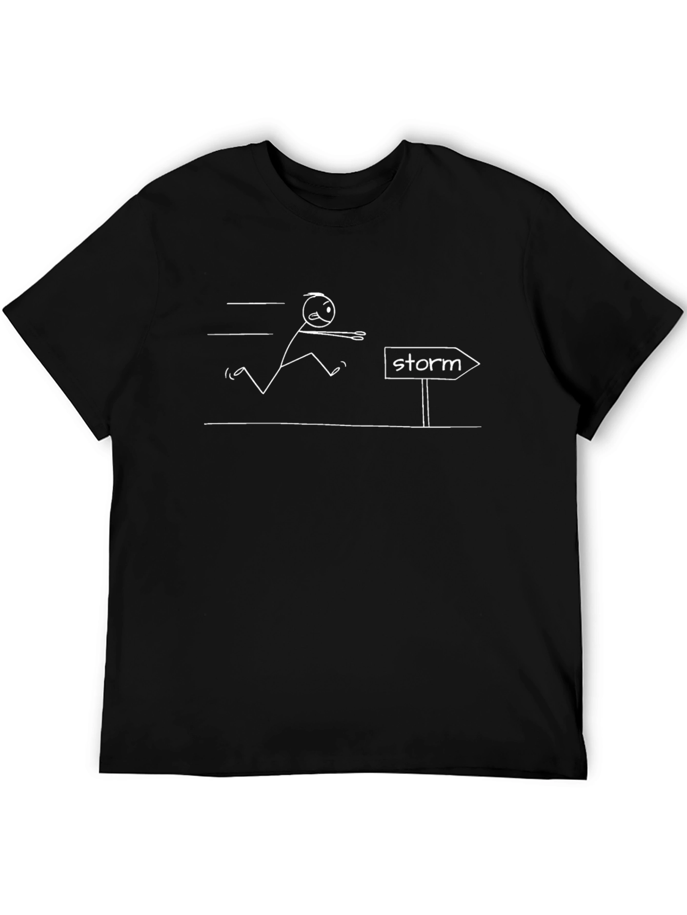 Storm Ahead Graphic T-Shirt - Humor Tee