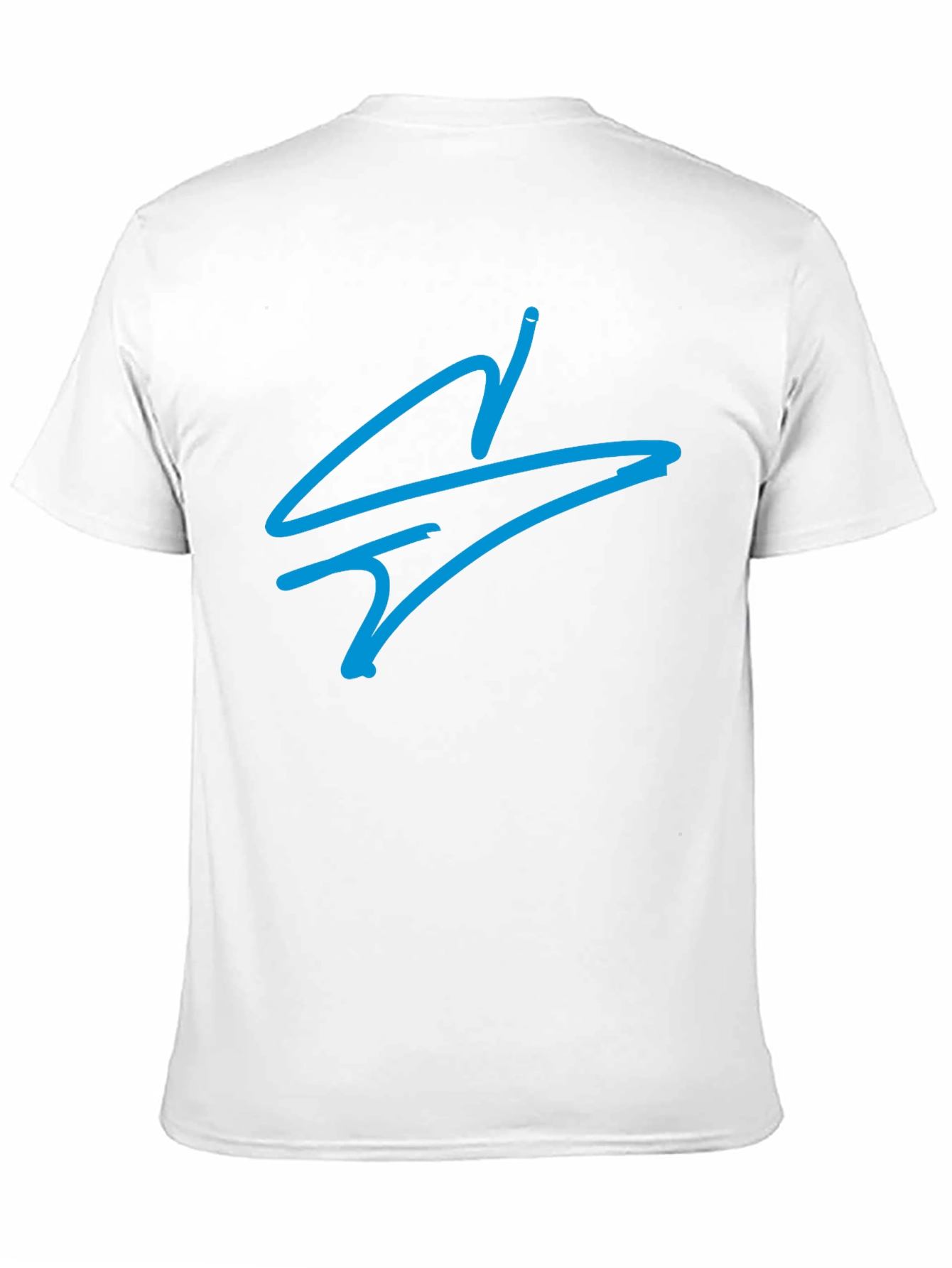 Cool Blue Symbol Black T-Shirt