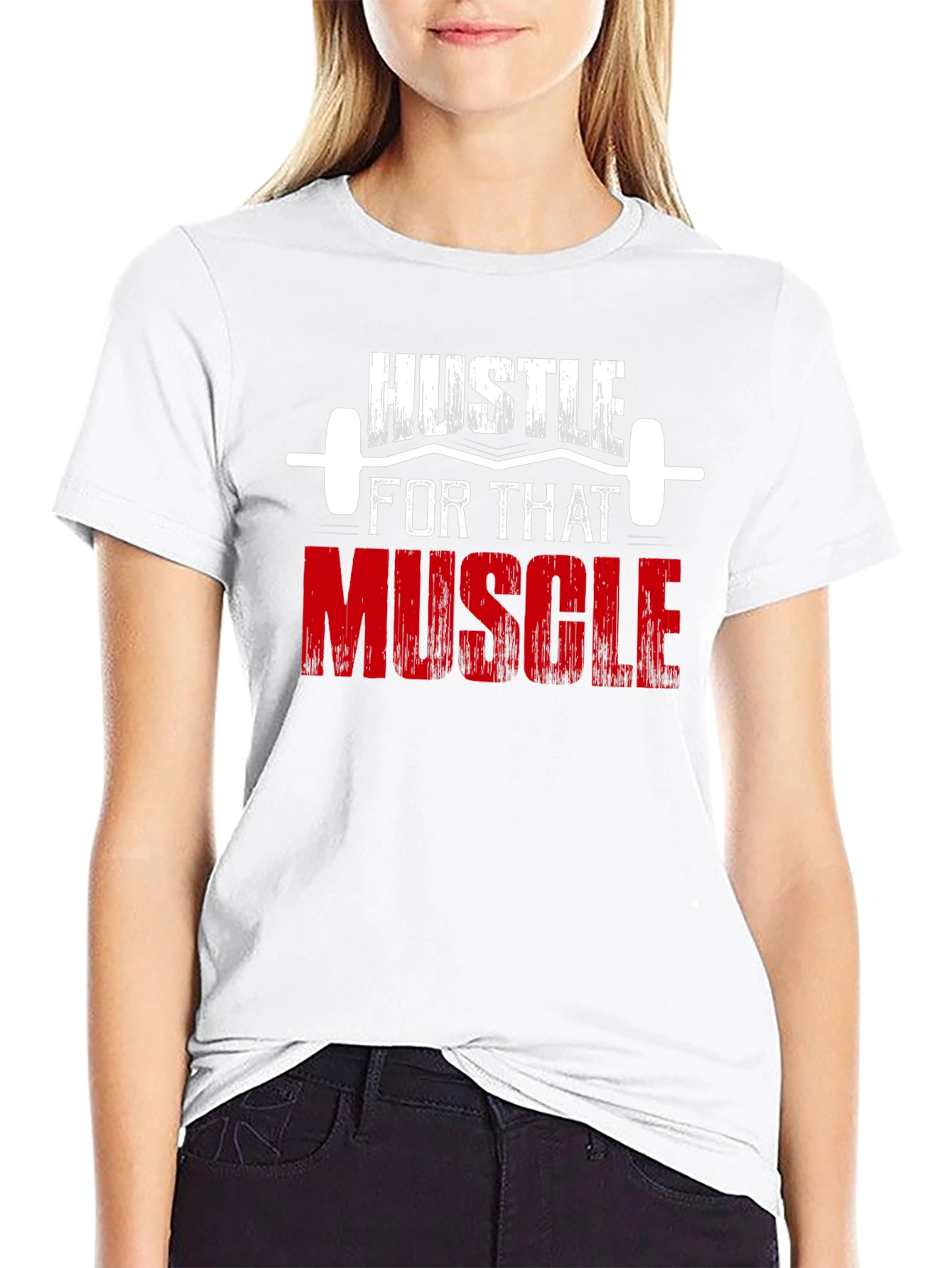 Hustle for That Muscle Graphic T-Shirt