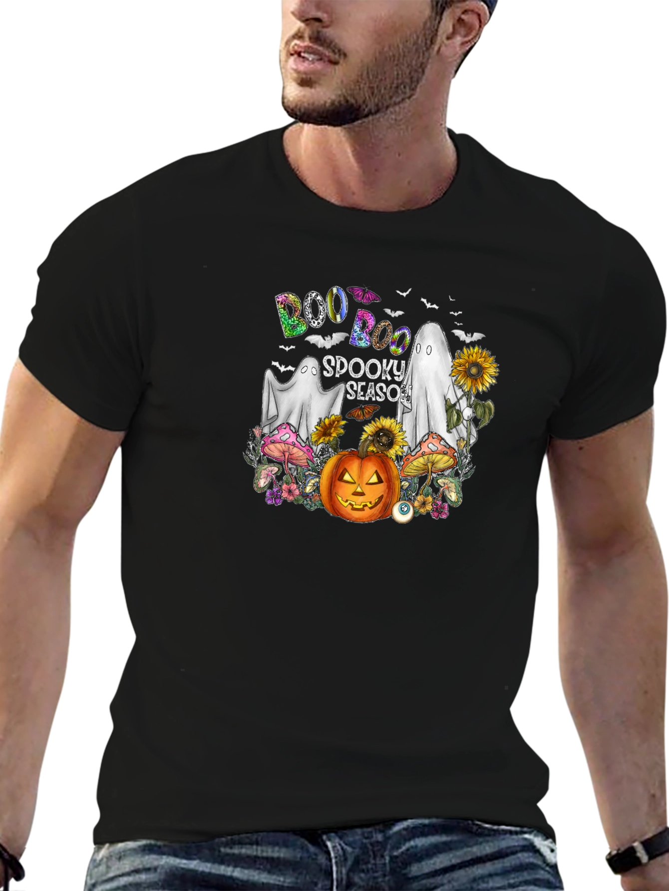 Boo Spooky Season Halloween T-Shirt