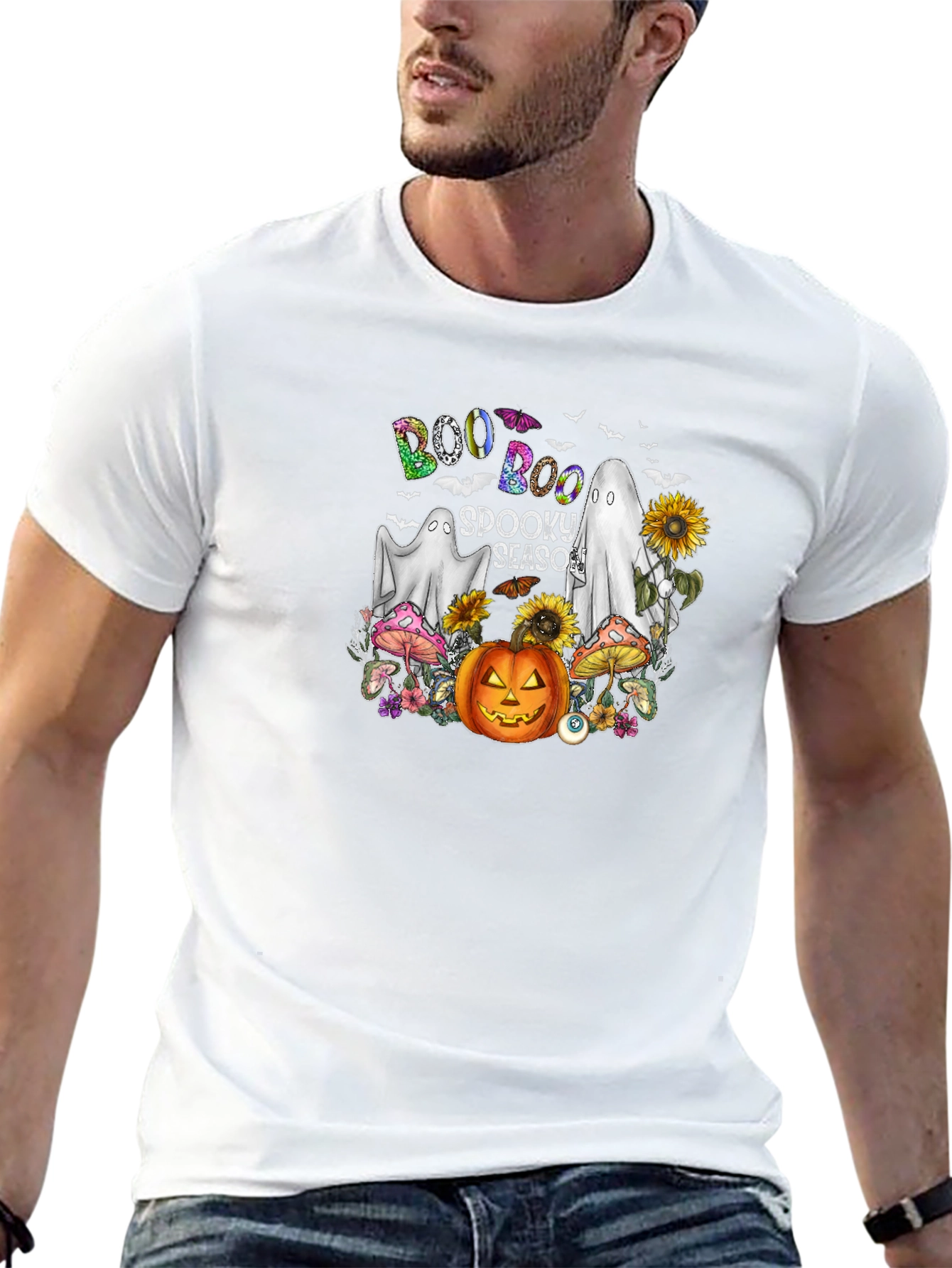 Boo Spooky Season Halloween T-Shirt