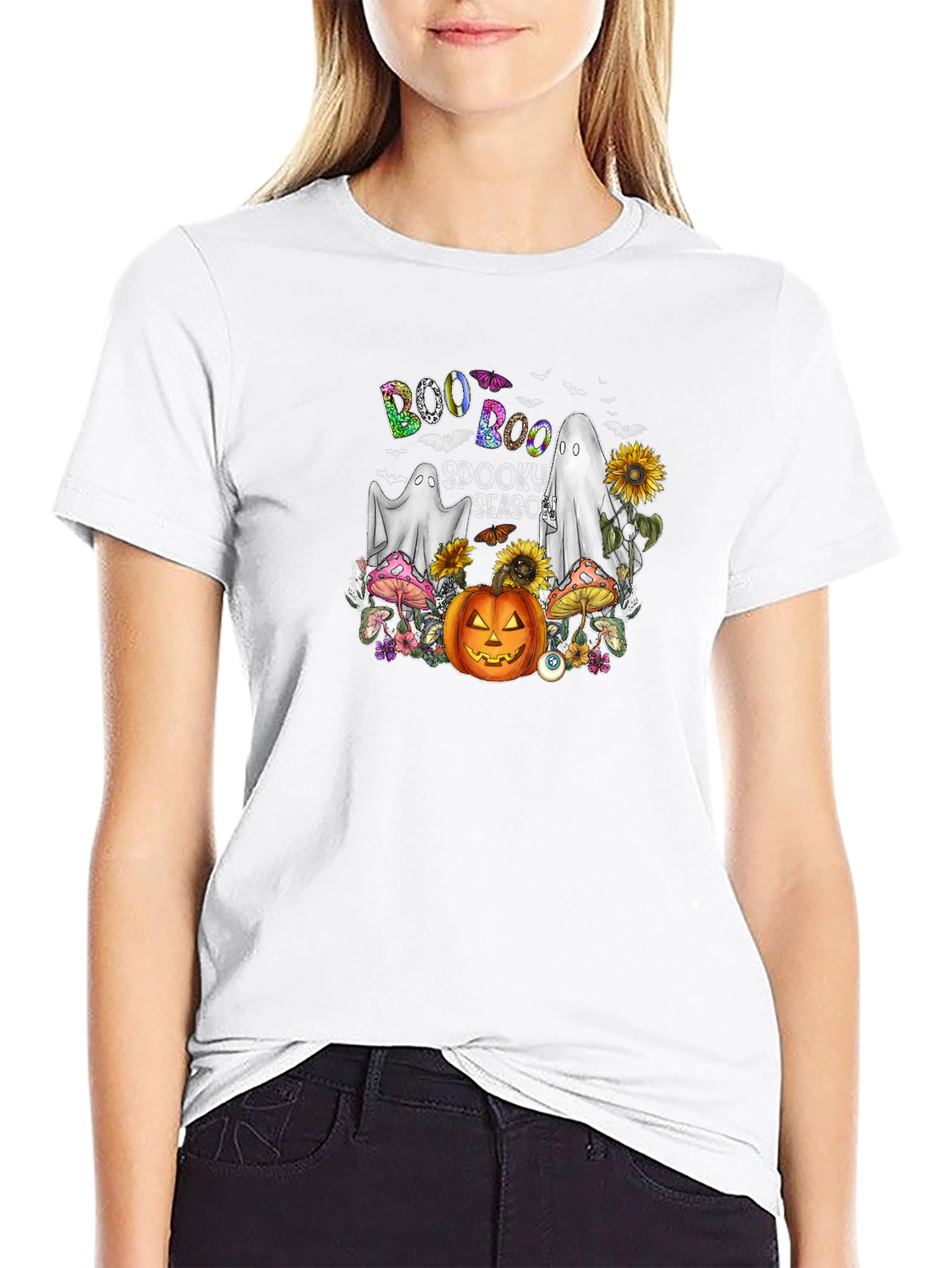 Boo Spooky Season Halloween T-Shirt