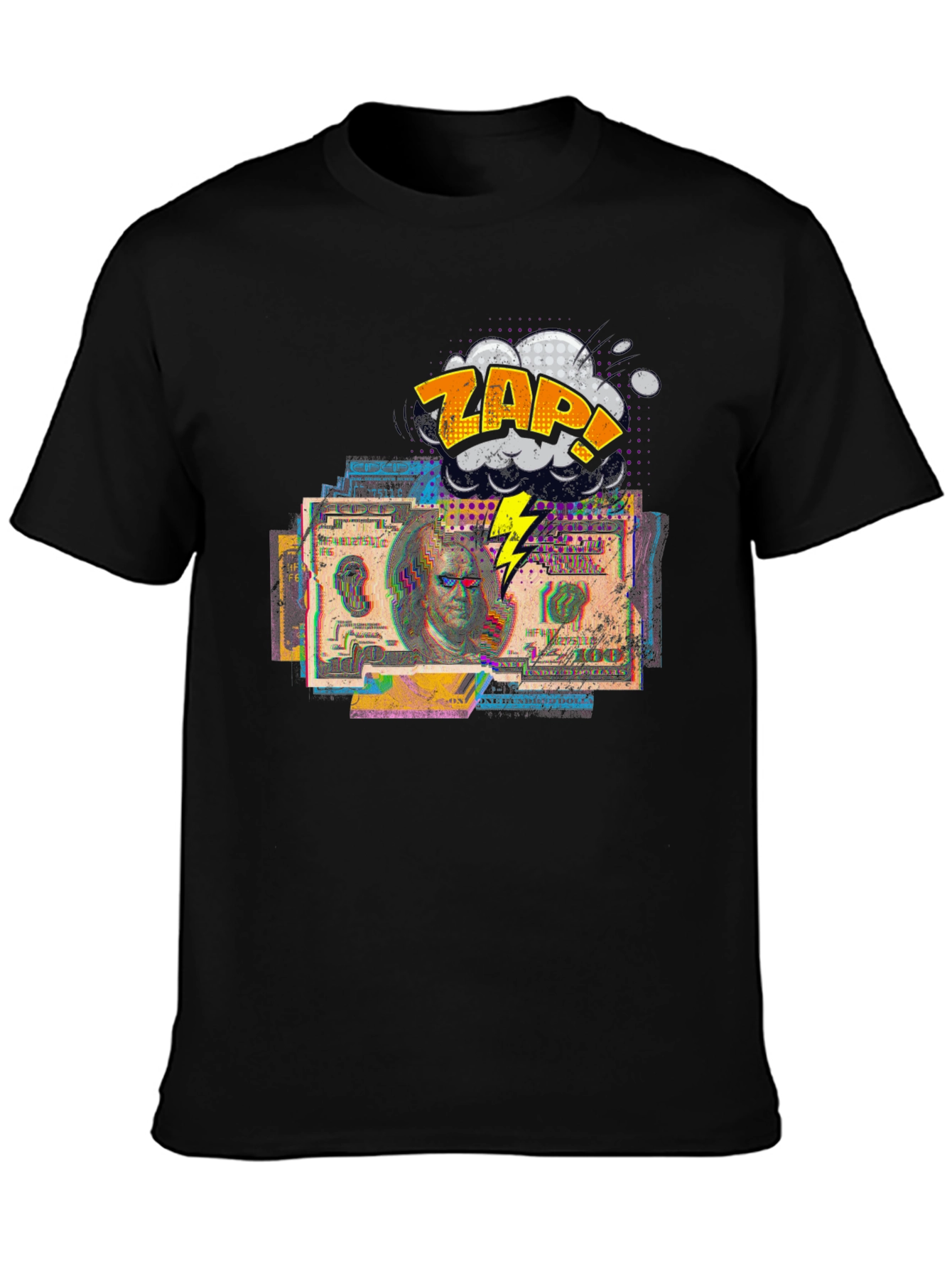 Zap Money Graphic Tee - Modern Streetwear