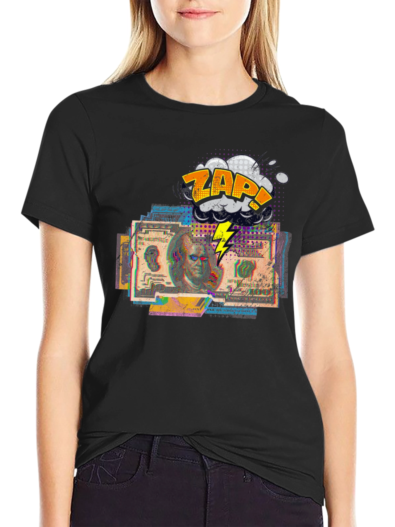 Zap Money Graphic Tee - Modern Streetwear