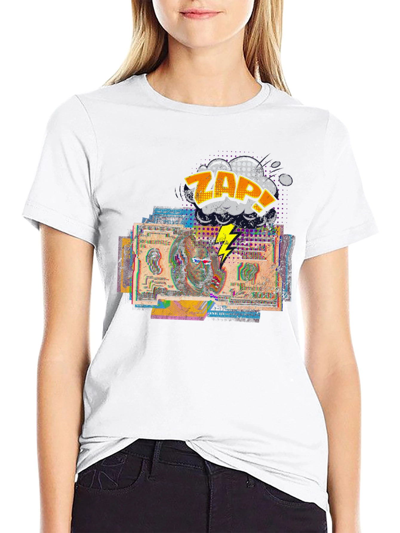 Zap Money Graphic Tee - Modern Streetwear