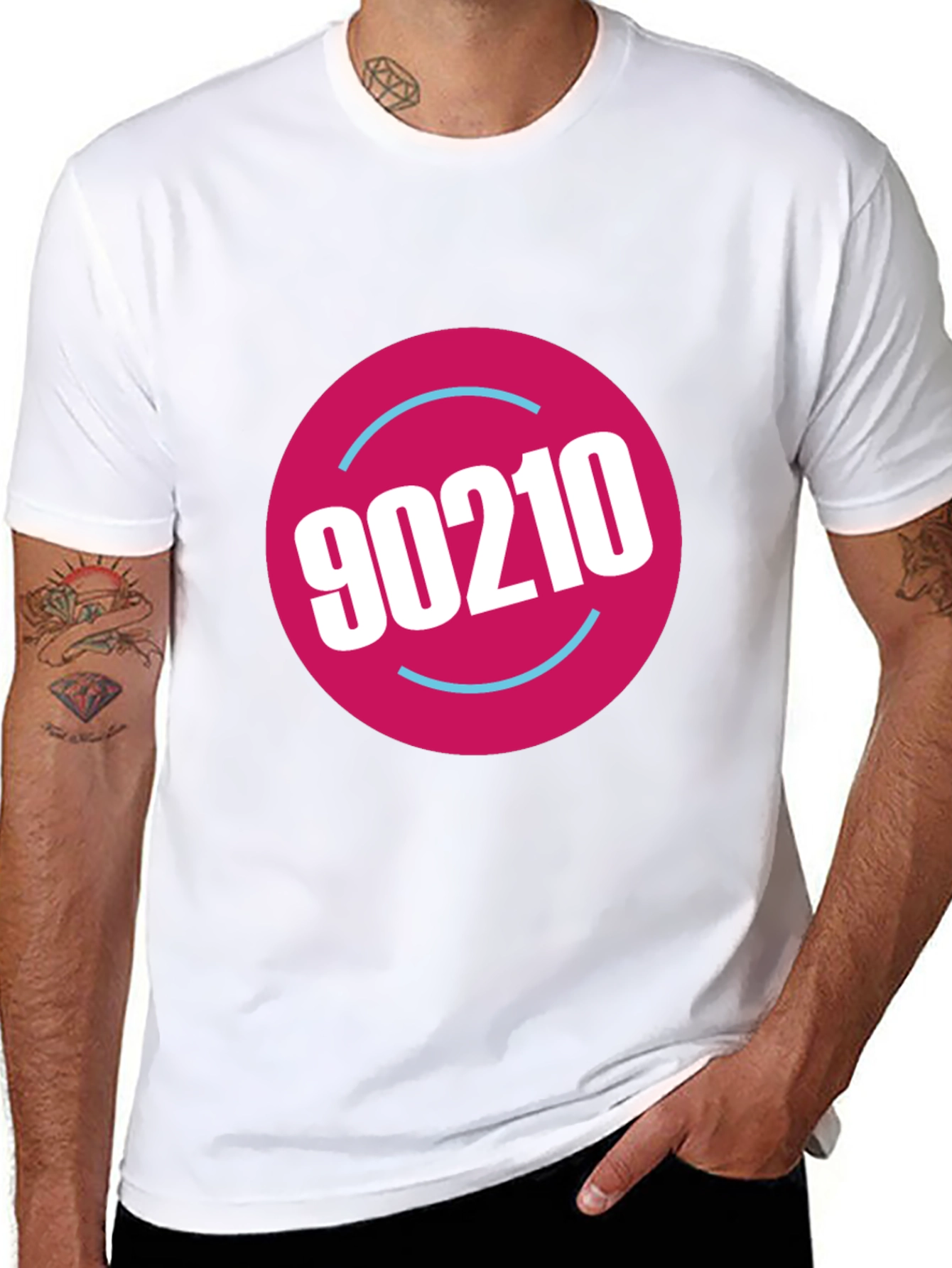 90210 Graphic Tee - Retro TV Show T-Shirt