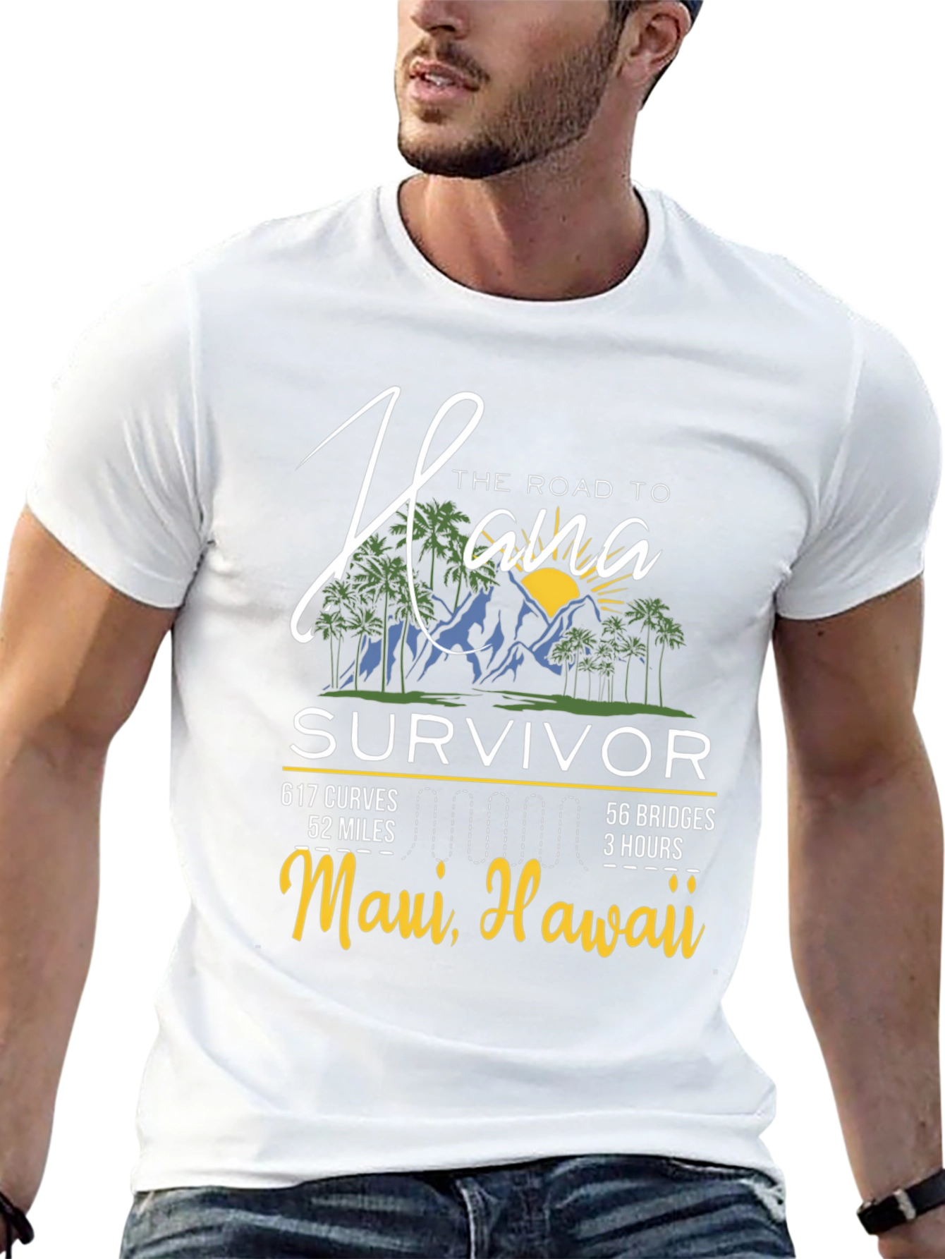 Hana Road Survivor T-Shirt - Maui Hawaii Adventure