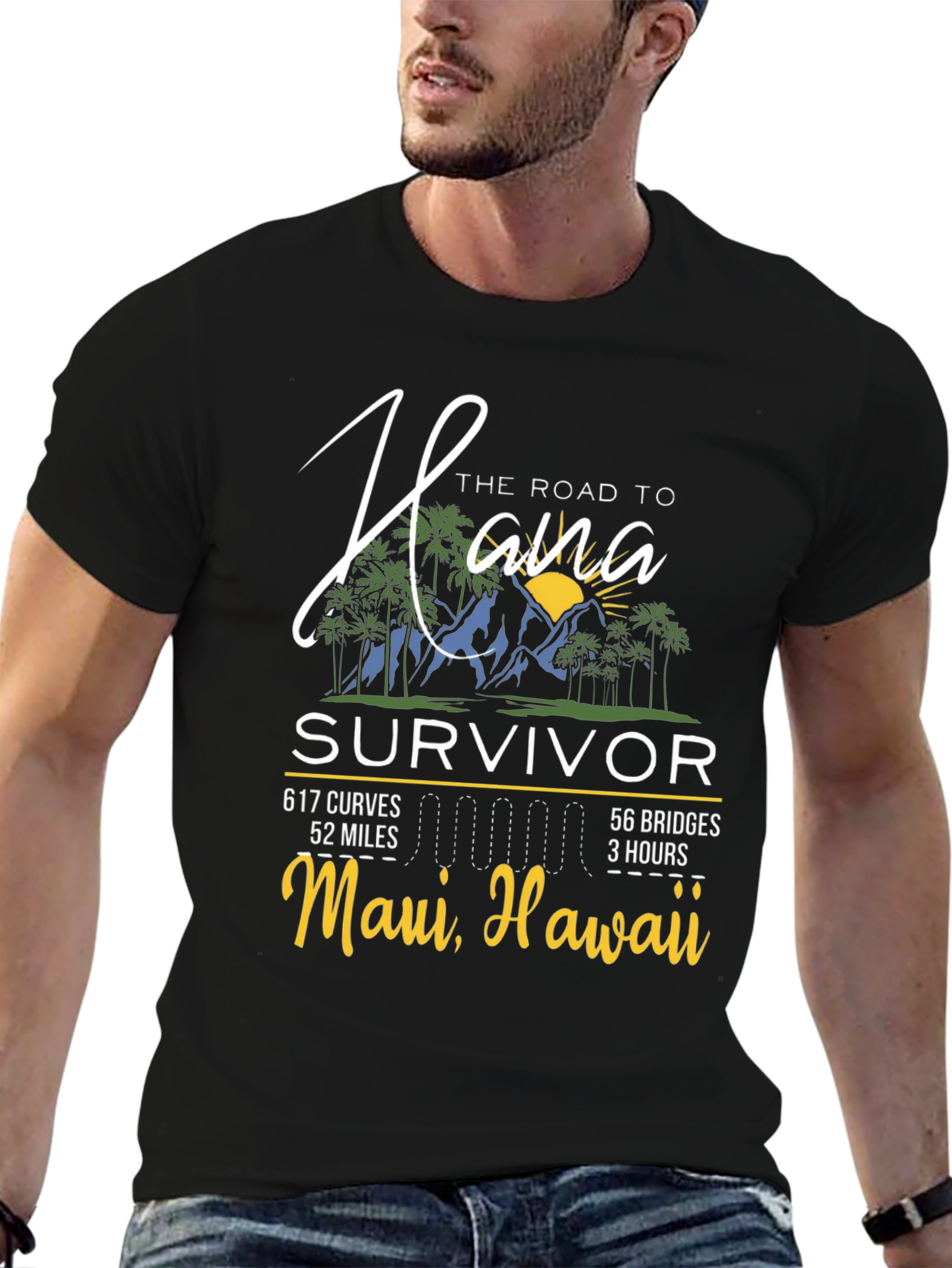 Hana Road Survivor T-Shirt - Maui Hawaii Adventure