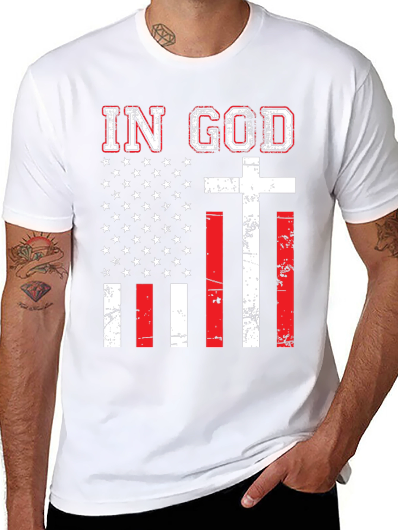 In God T-Shirt - Patriotic Christian Tee