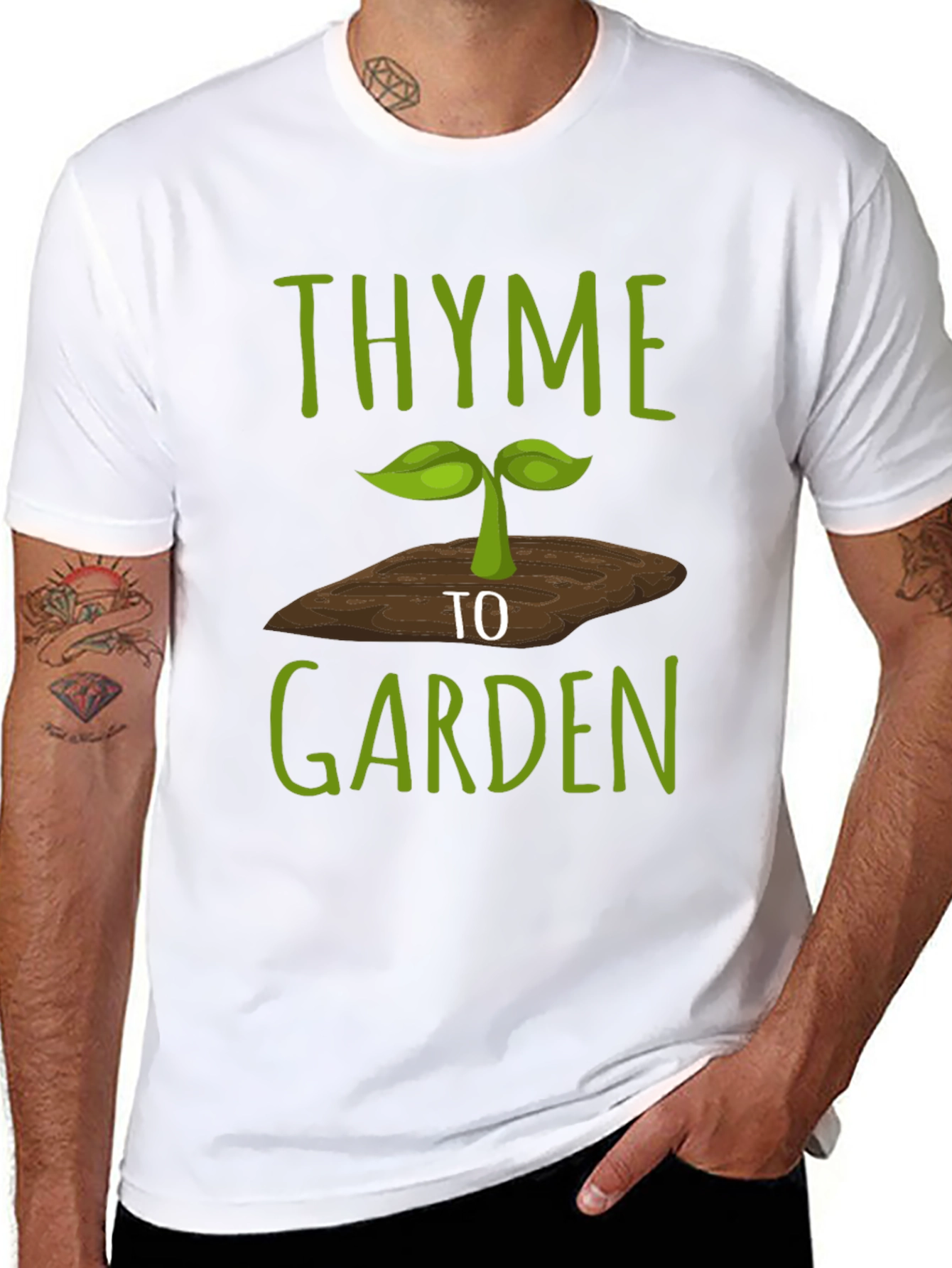 Thyme to Garden Graphic Tee - Gardening T-Shirt