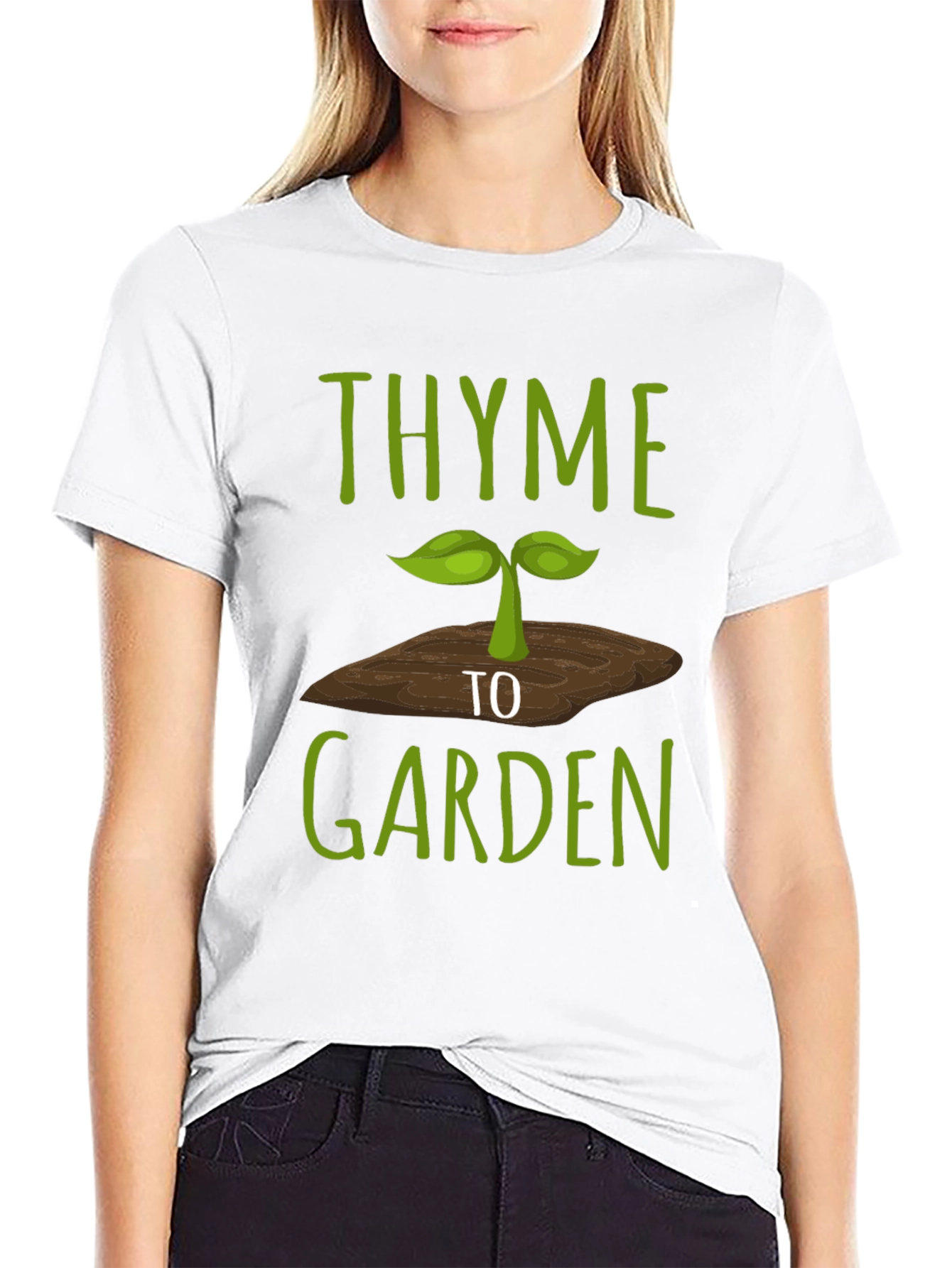 Thyme to Garden Graphic Tee - Gardening T-Shirt