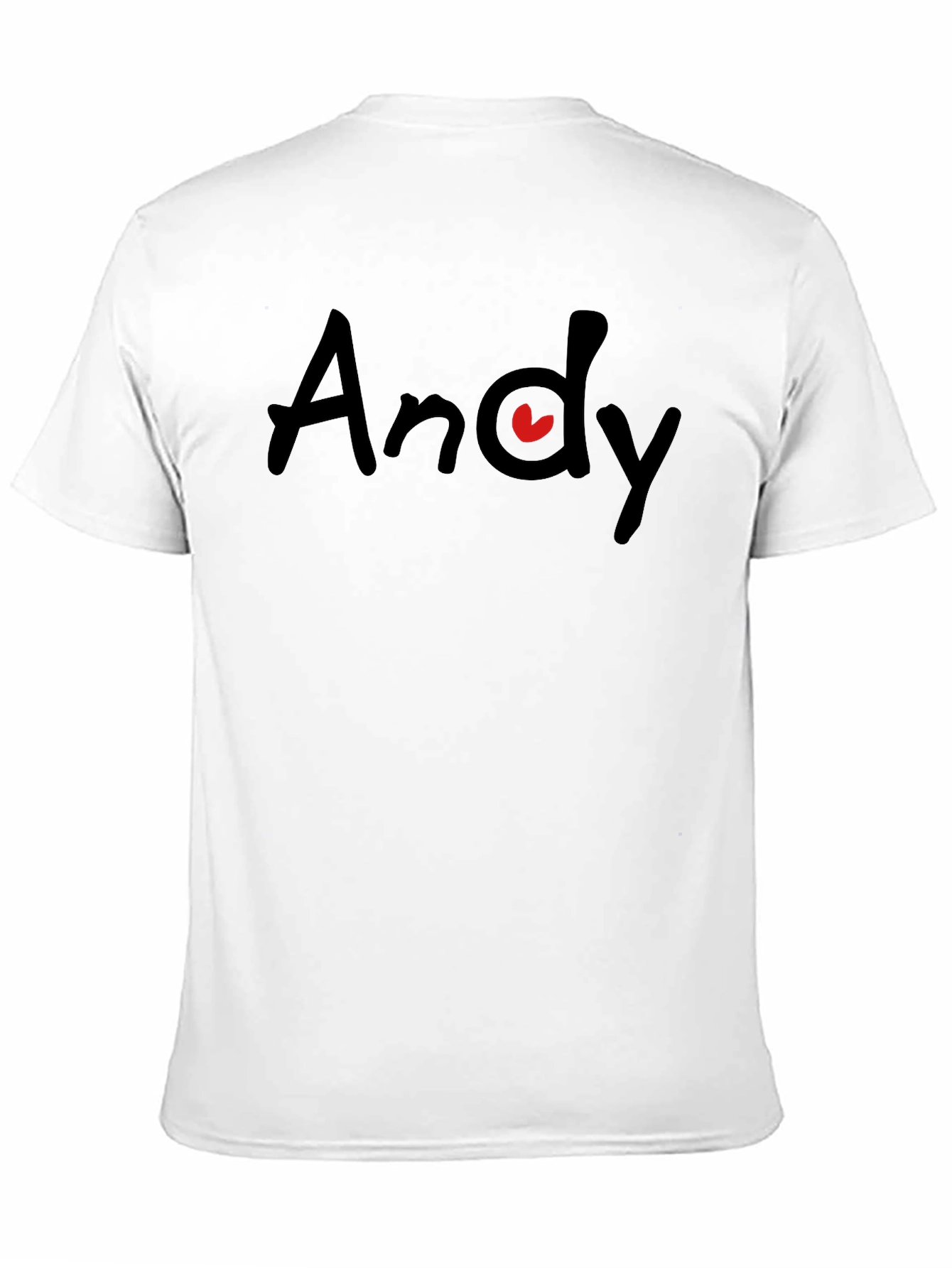 Andy Heart Graphic Black T-Shirt