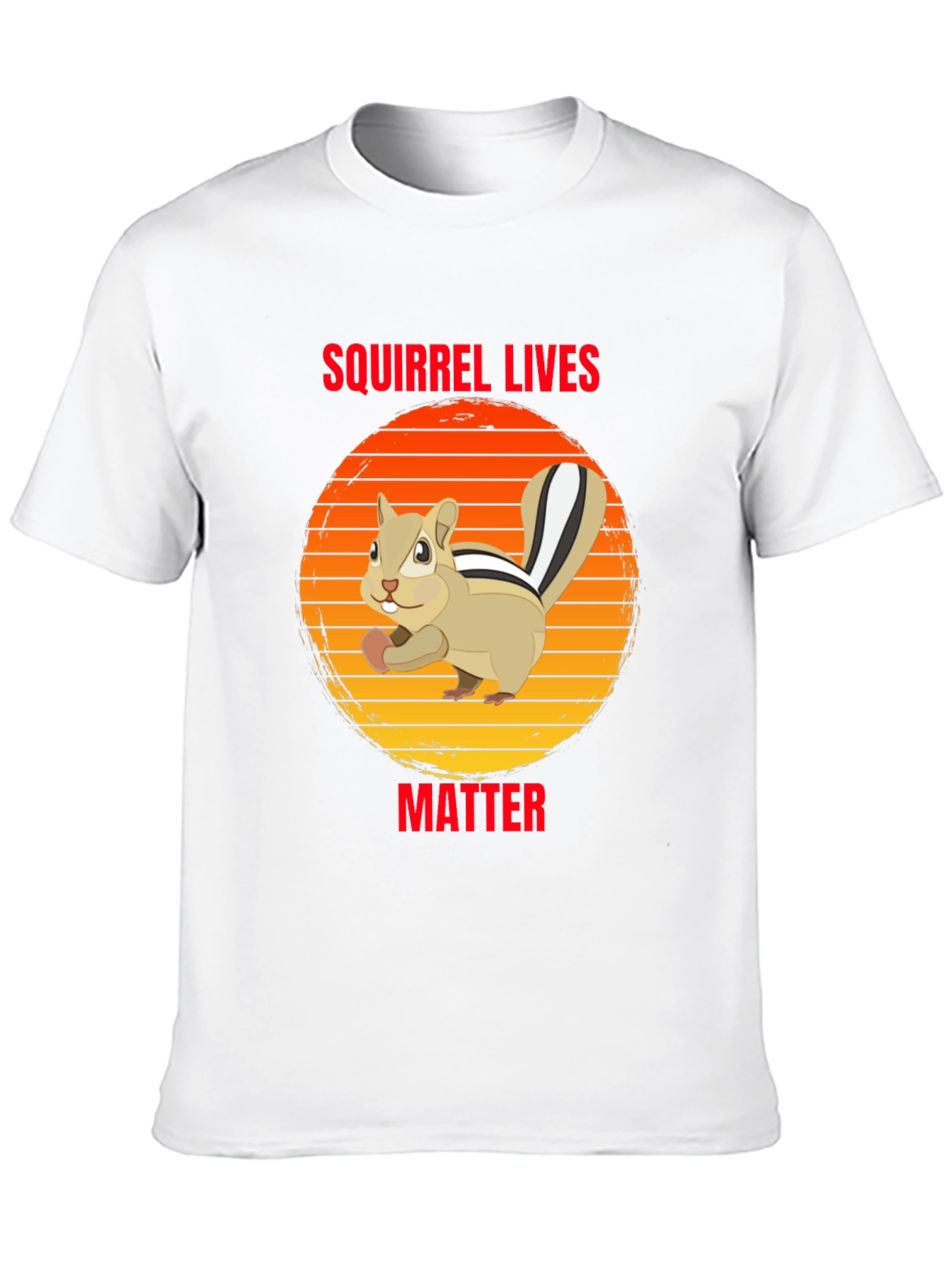 Squirrel Lives Matter Graphic Tee - Unisex Black T-Shirt