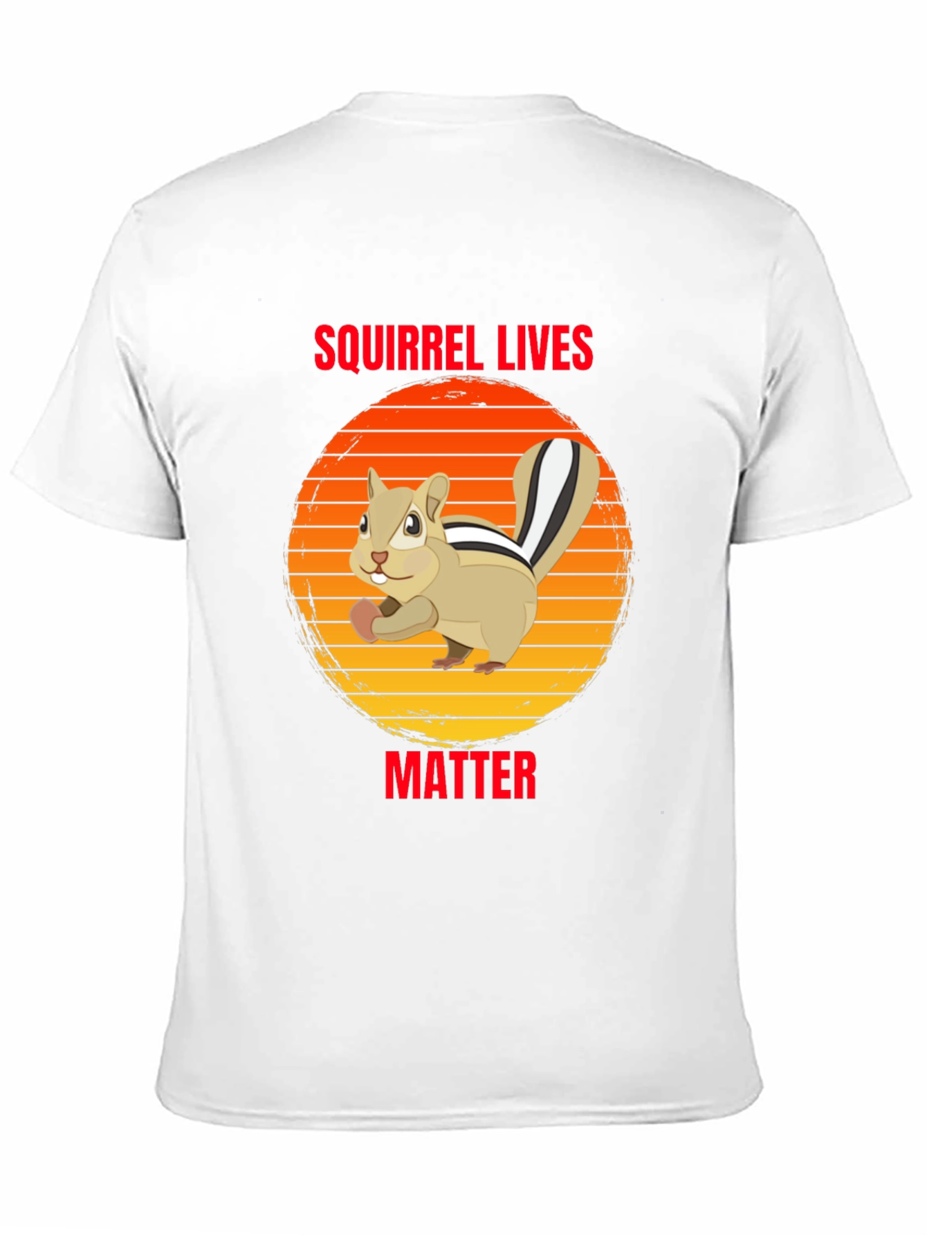 Squirrel Lives Matter Graphic Tee - Unisex Black T-Shirt