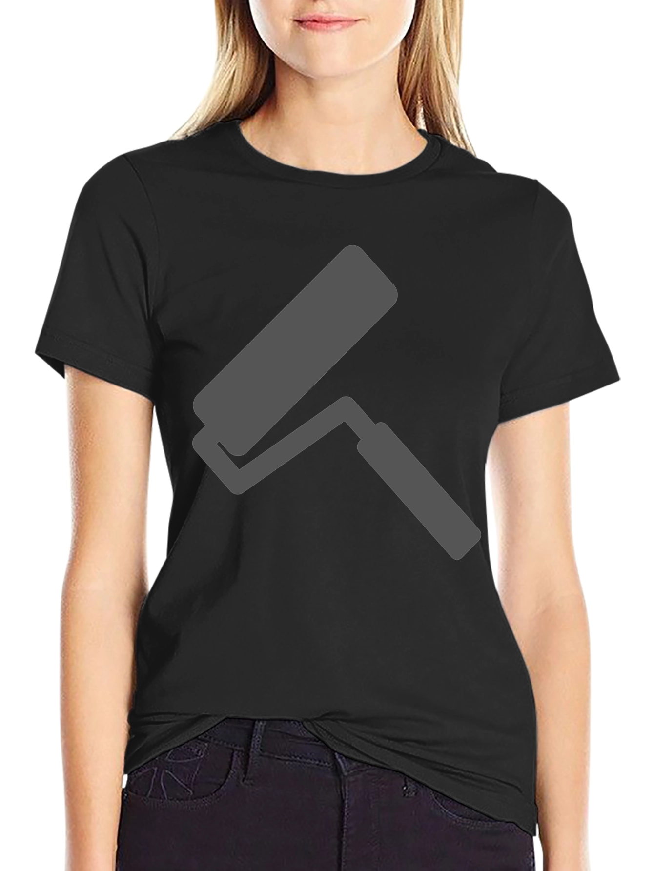 Paint Roller Graphic Tee - DIY Enthusiast T-Shirt