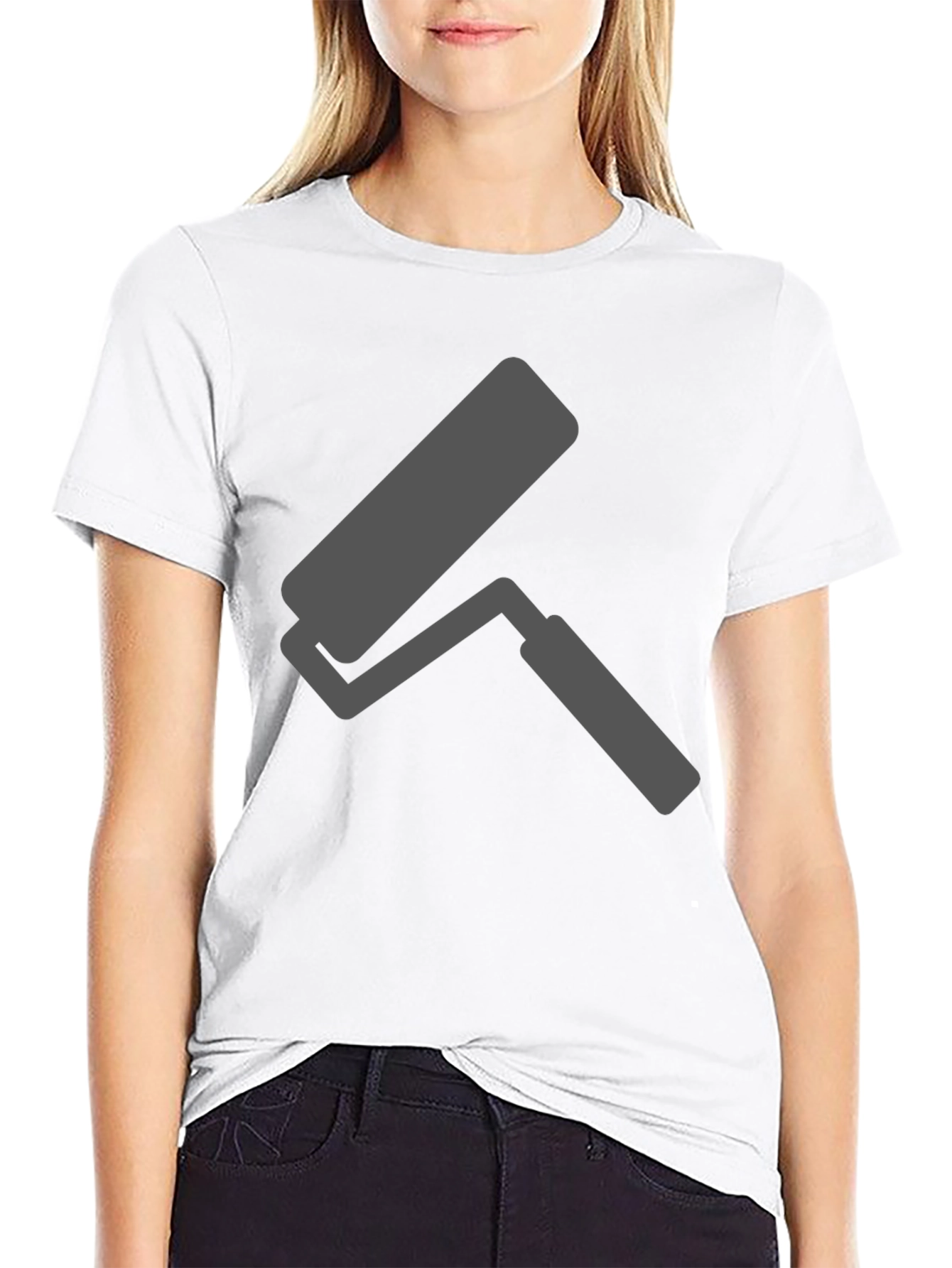Paint Roller Graphic Tee - DIY Enthusiast T-Shirt