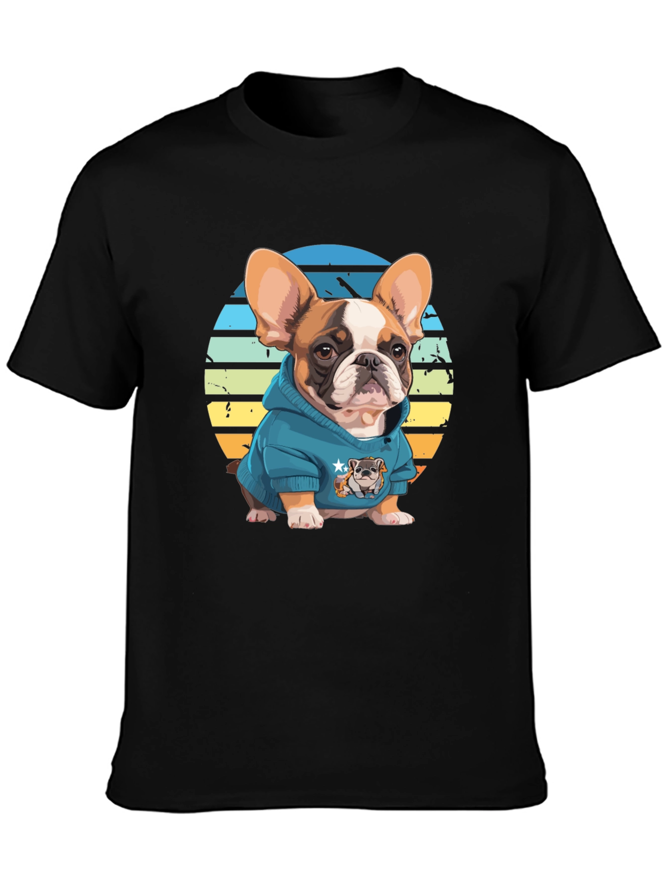 Cool Bulldog T-Shirt - Trendy Graphic Tee