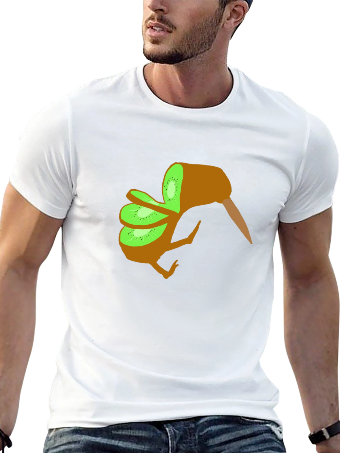 Kiwi Bird Graphic Tee - Quirky & Fun!
