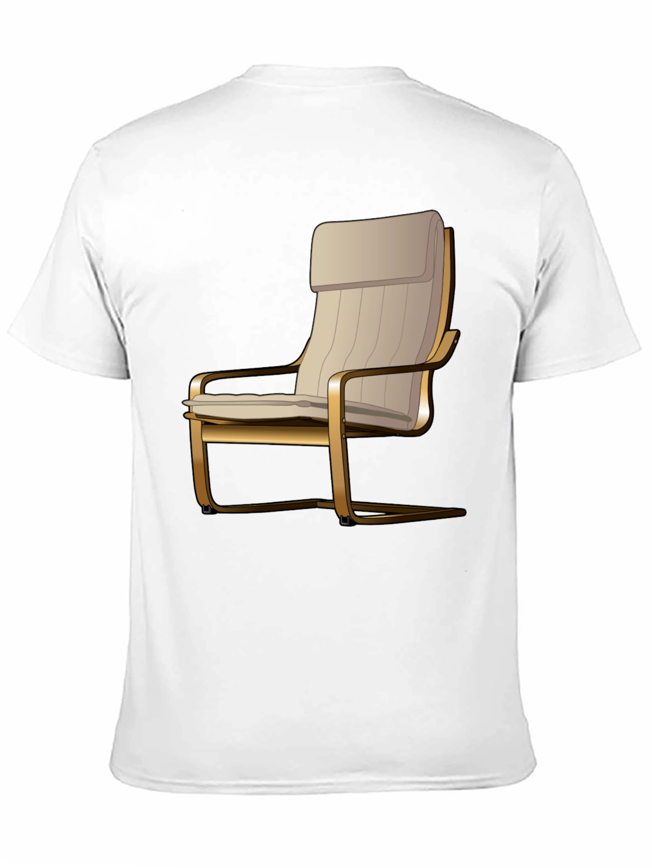 Modern Chair Graphic Tee - Stylish Comfort