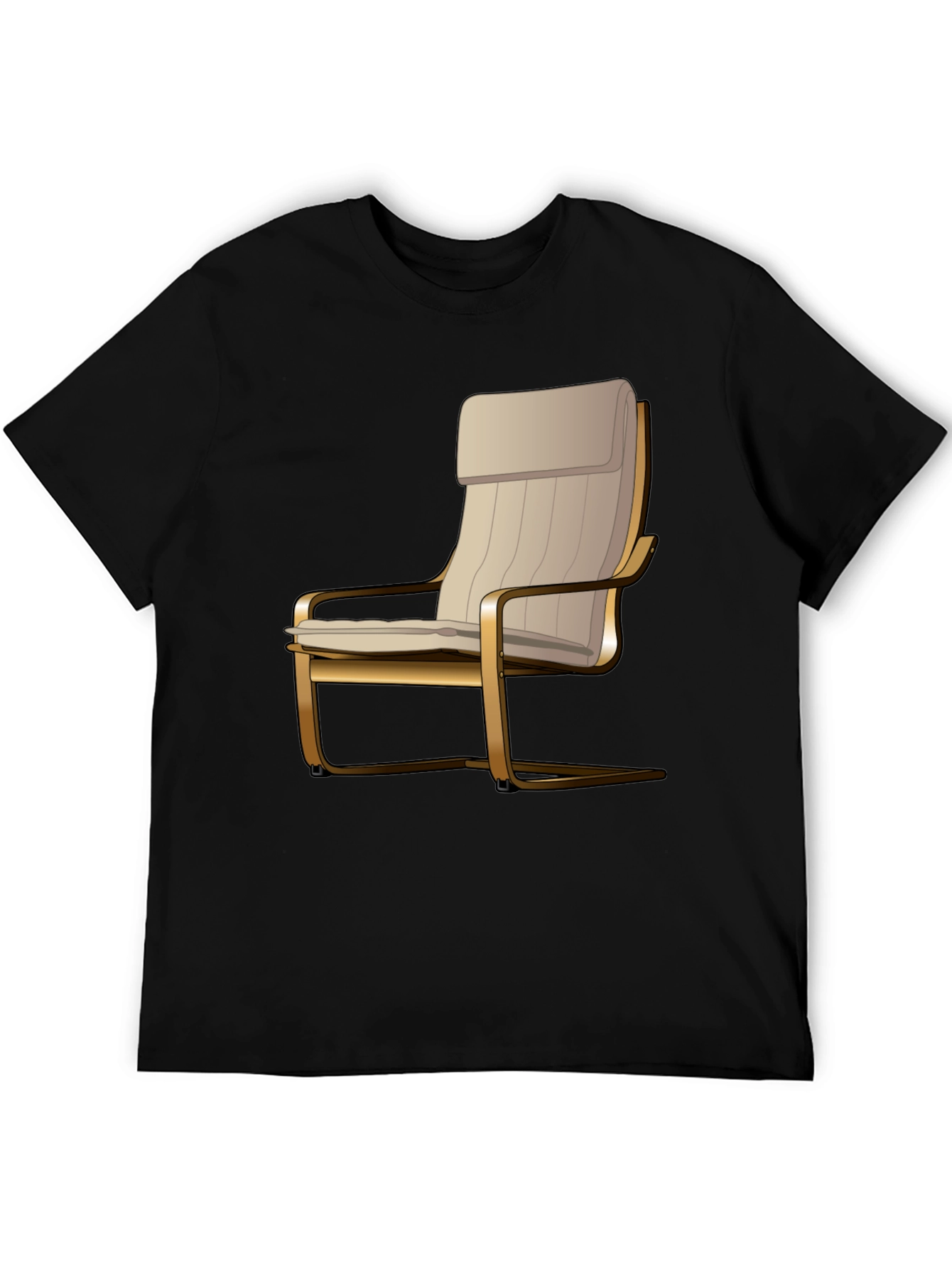 Modern Chair Graphic Tee - Stylish Comfort