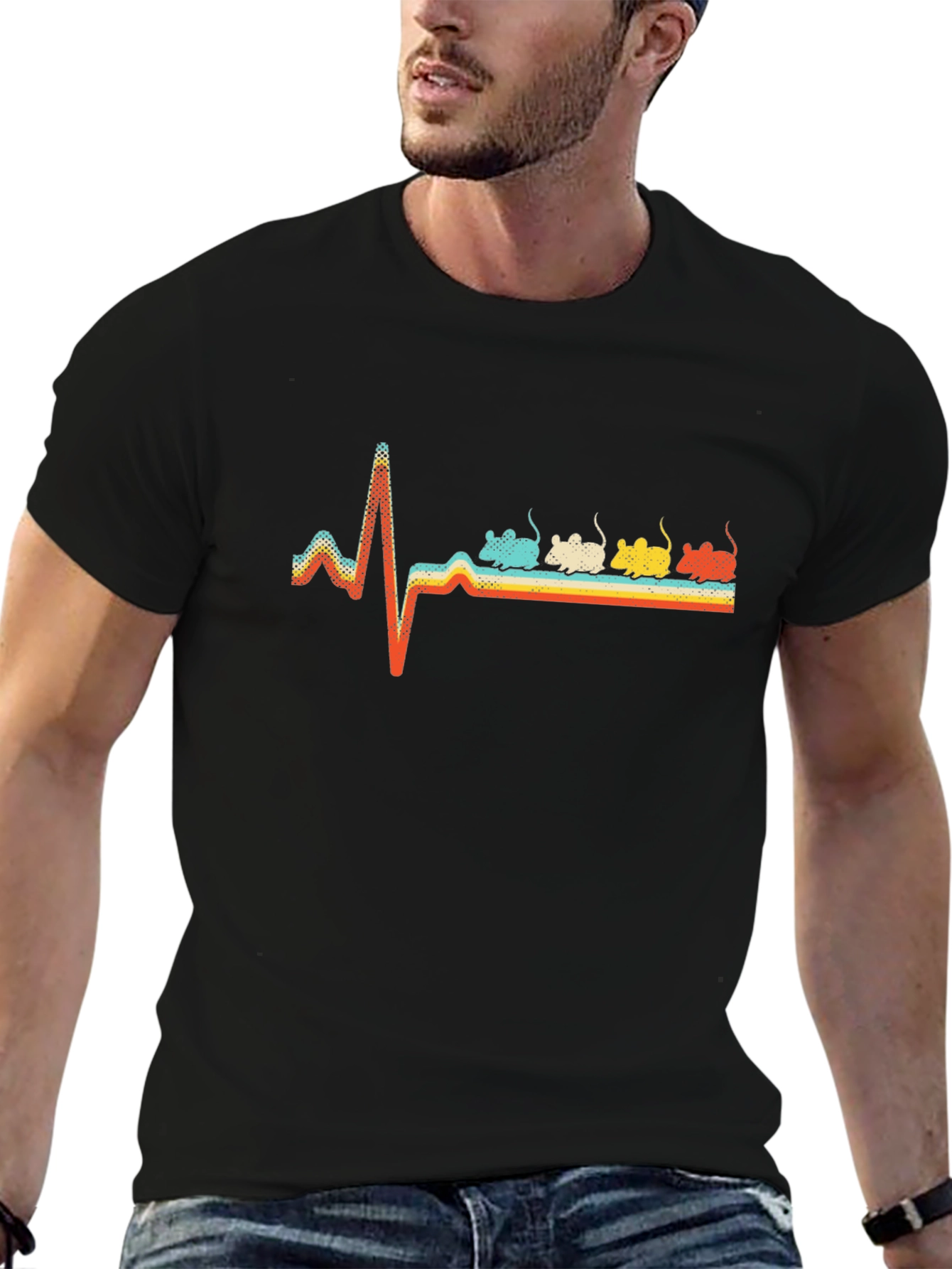 Retro Mouse Heartbeat T-Shirt
