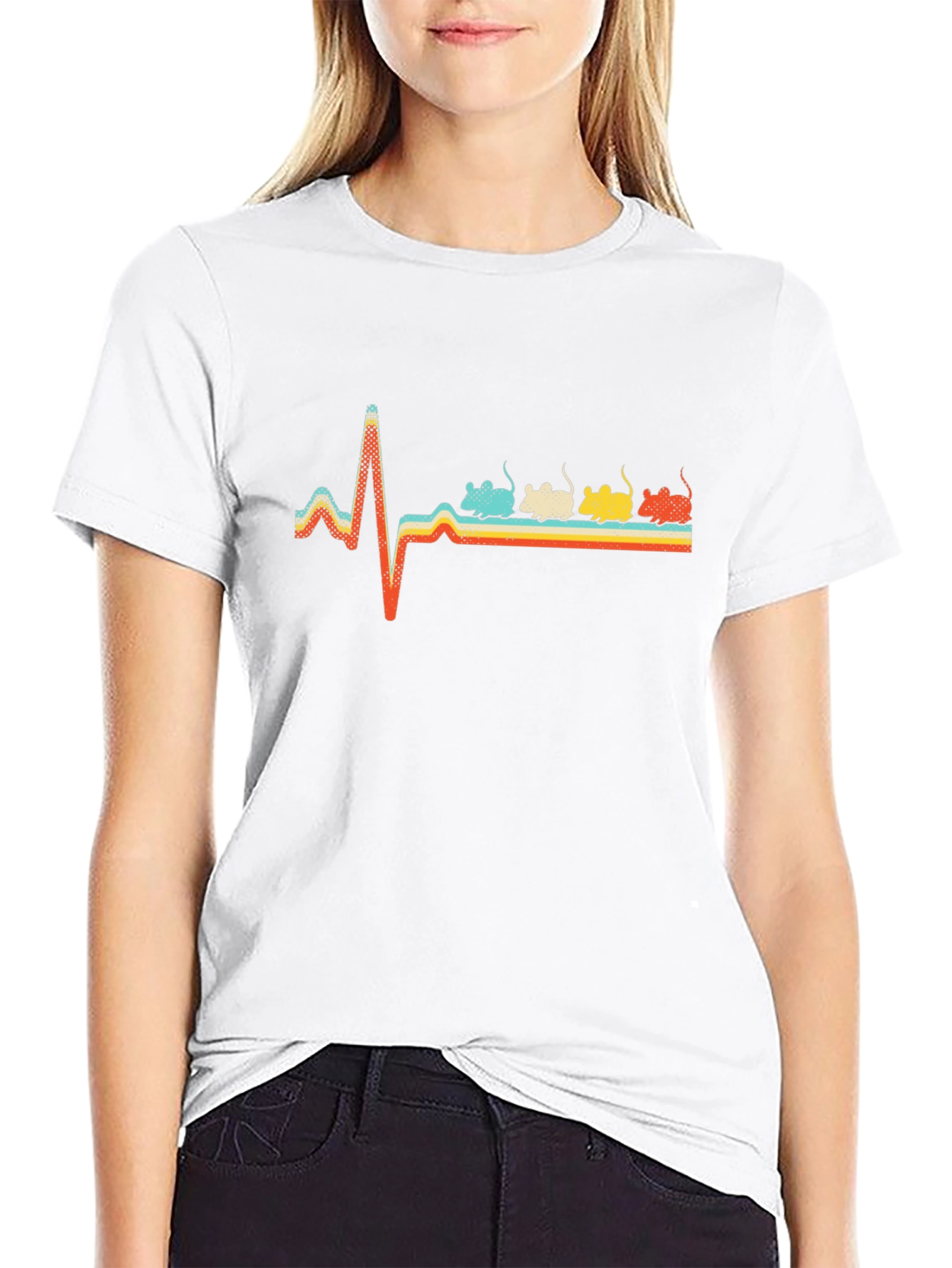 Retro Mouse Heartbeat T-Shirt