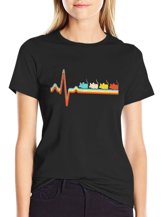 Retro Mouse Heartbeat T-Shirt