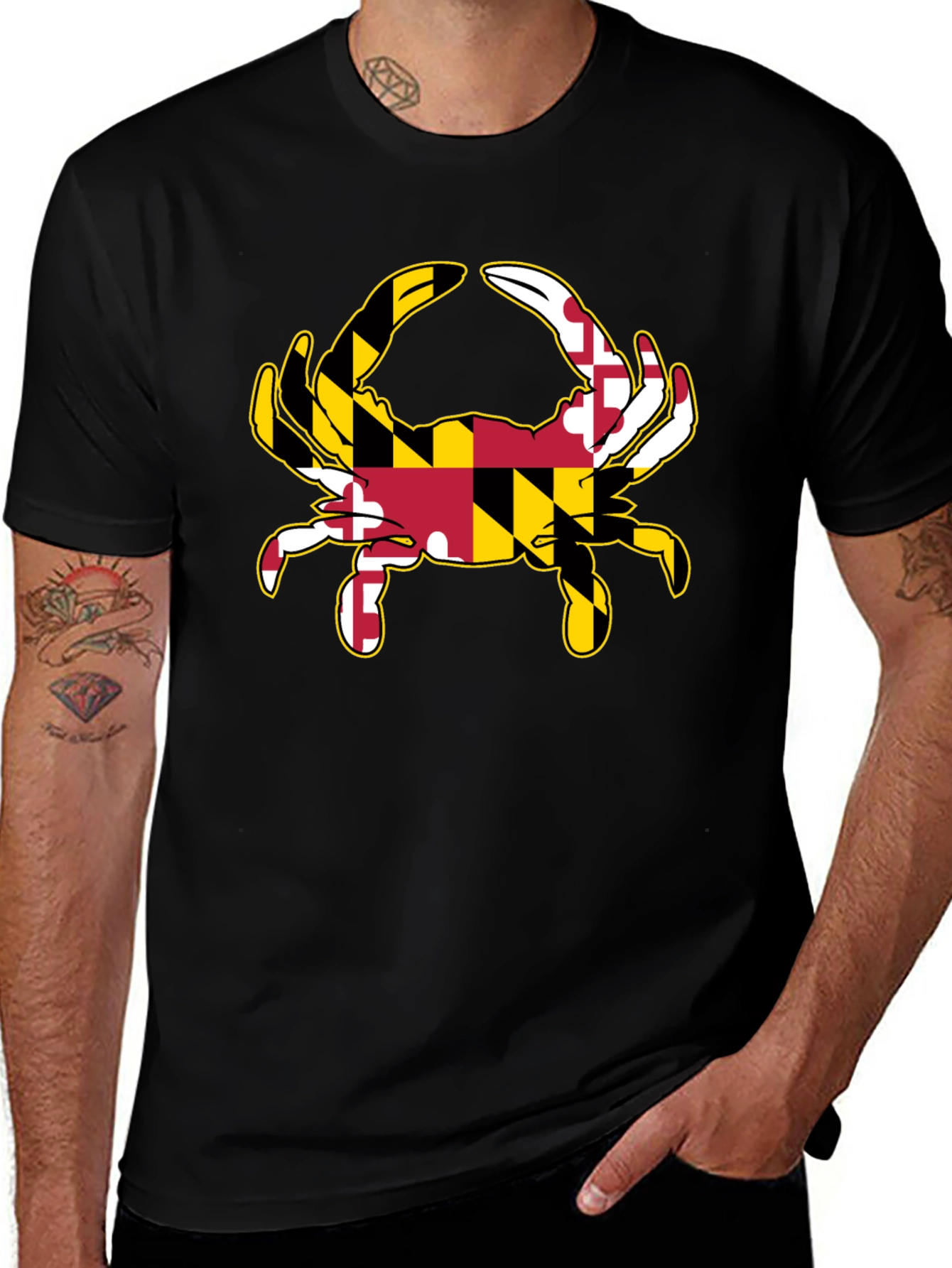 Maryland Flag Crab T-Shirt