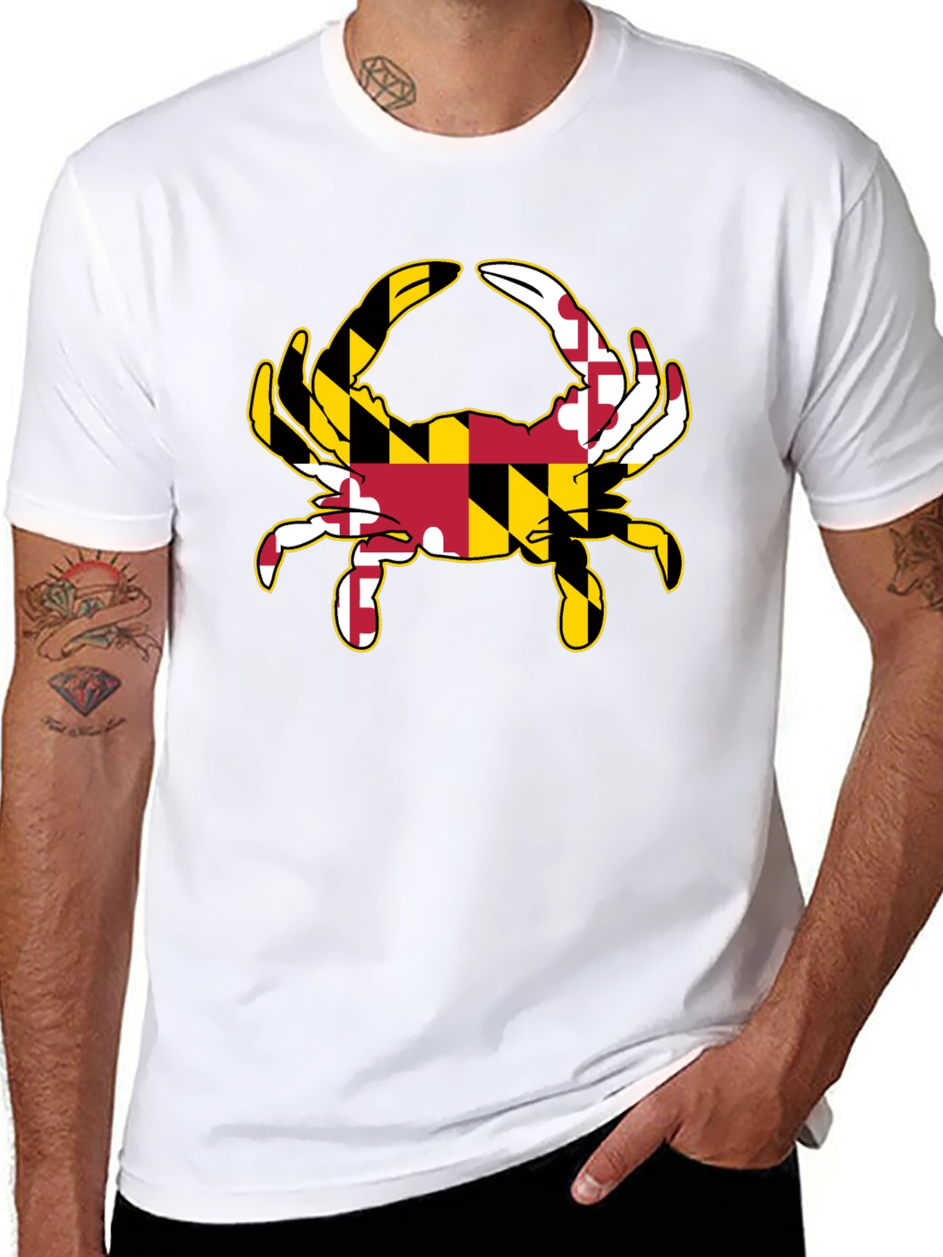 Maryland Flag Crab T-Shirt